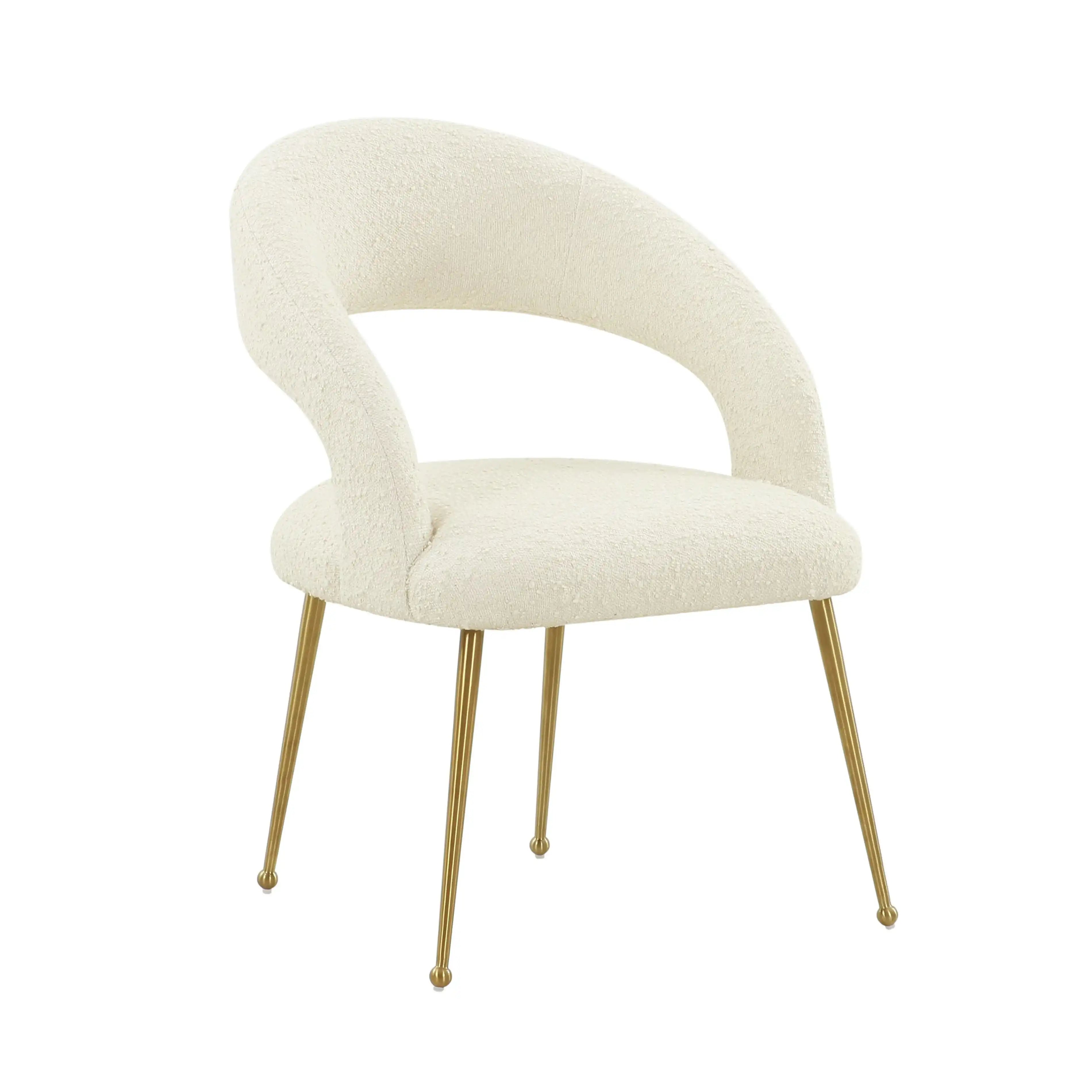 Rocco - Slub Dining Chair - Best Buy Furniture