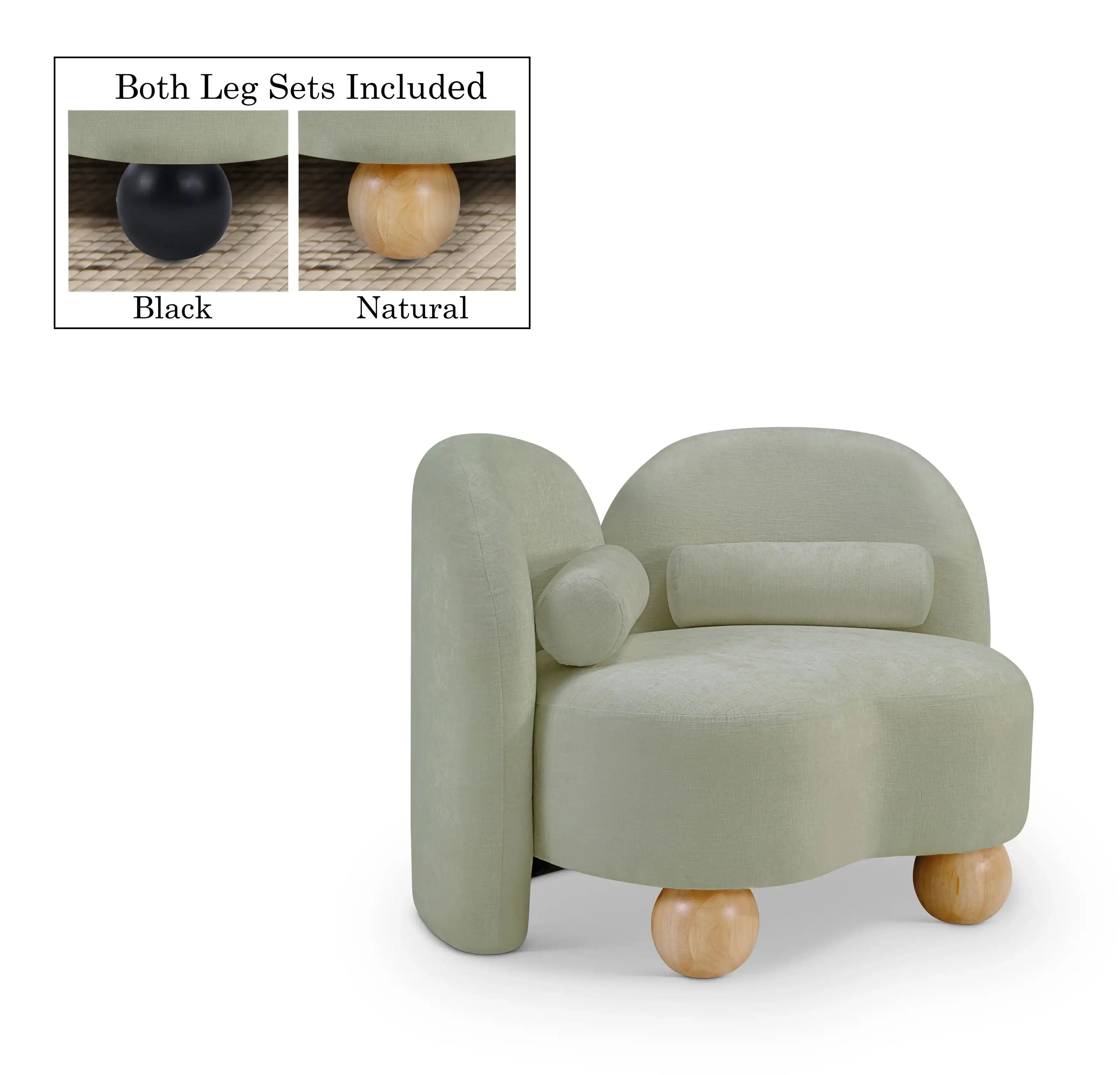 Daphne - Chenille Chair - Best Buy Furniture