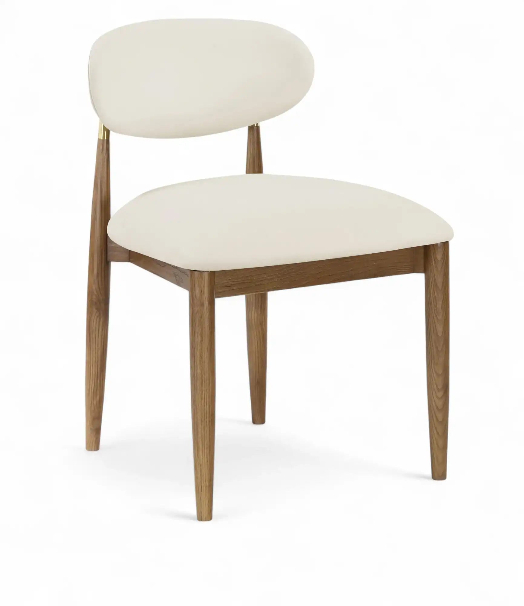 Riccio - Side Chair (Set of 2) - Walnut Frame - Best Buy Furniture