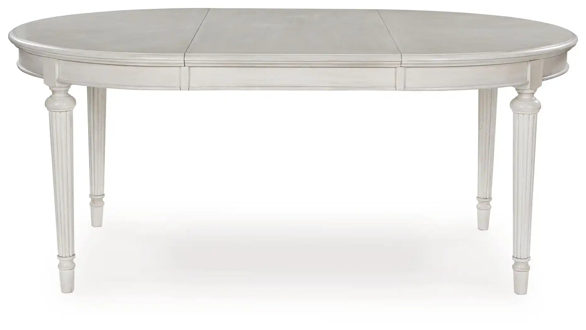 Montelaine - Oval Dining Room Extension Table - Antique White - Best Buy Furniture