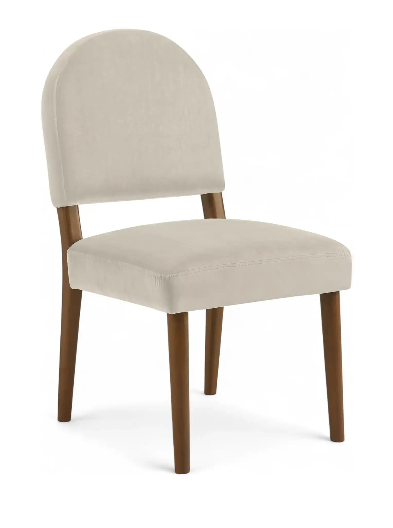 Varinelle - Velvet Dining Chair (Set of 2) - Walnut Frame - Best Buy Furniture