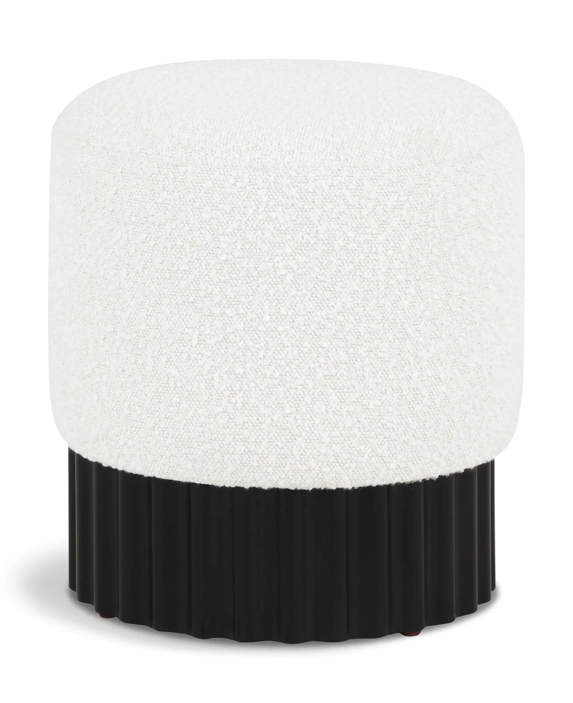 Veranda - Ottoman / Stool With Black Base - Best Buy Furniture