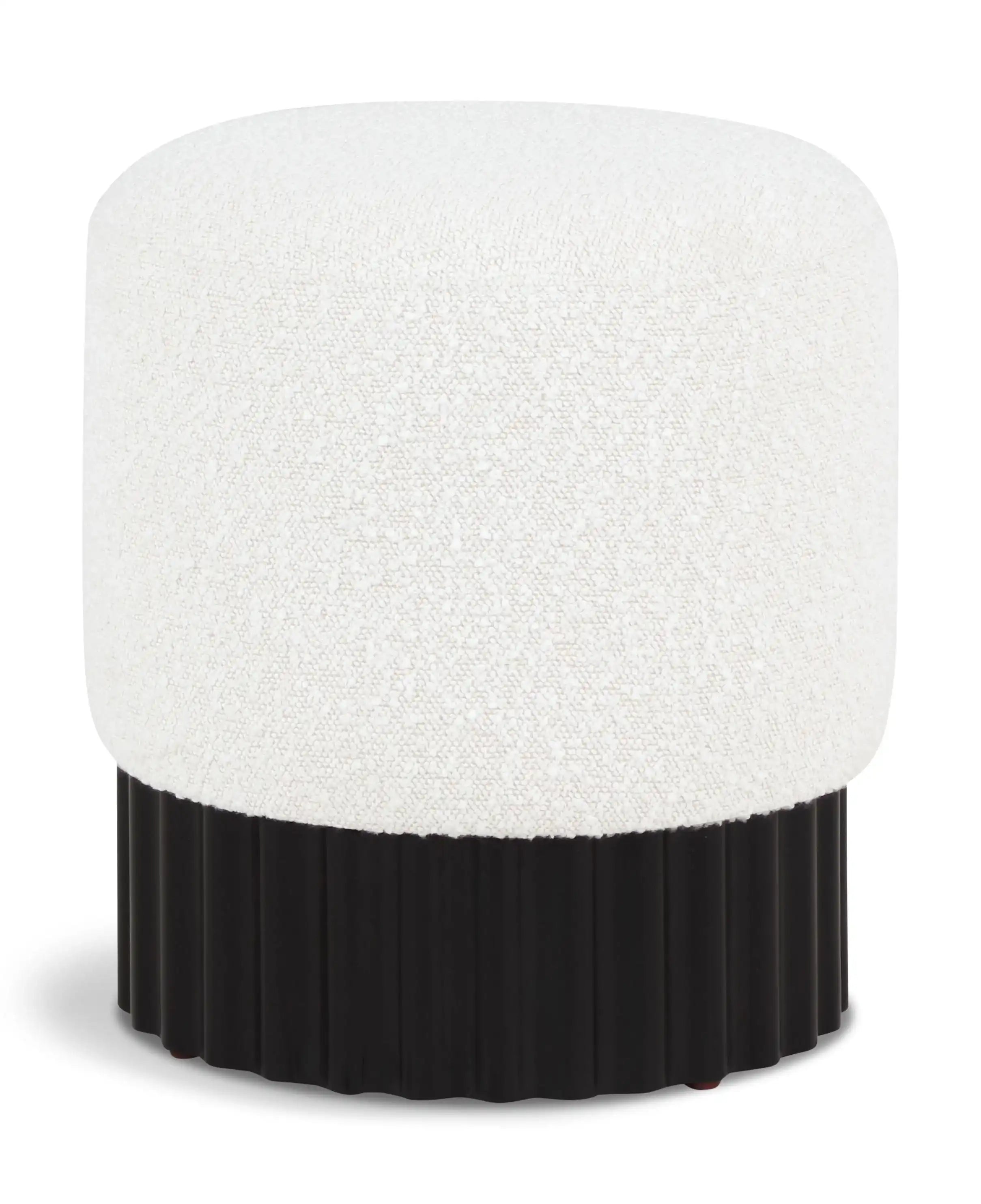 Veranda - Ottoman / Stool With Black Base - Best Buy Furniture