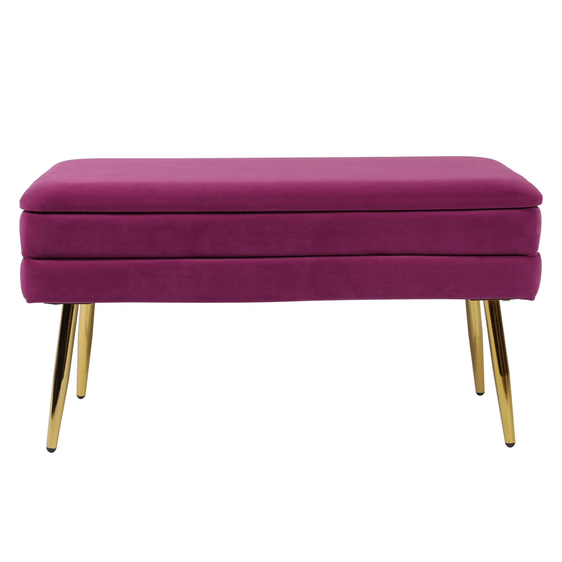 Ziva - Velvet Storage Bench - Best Buy Furniture