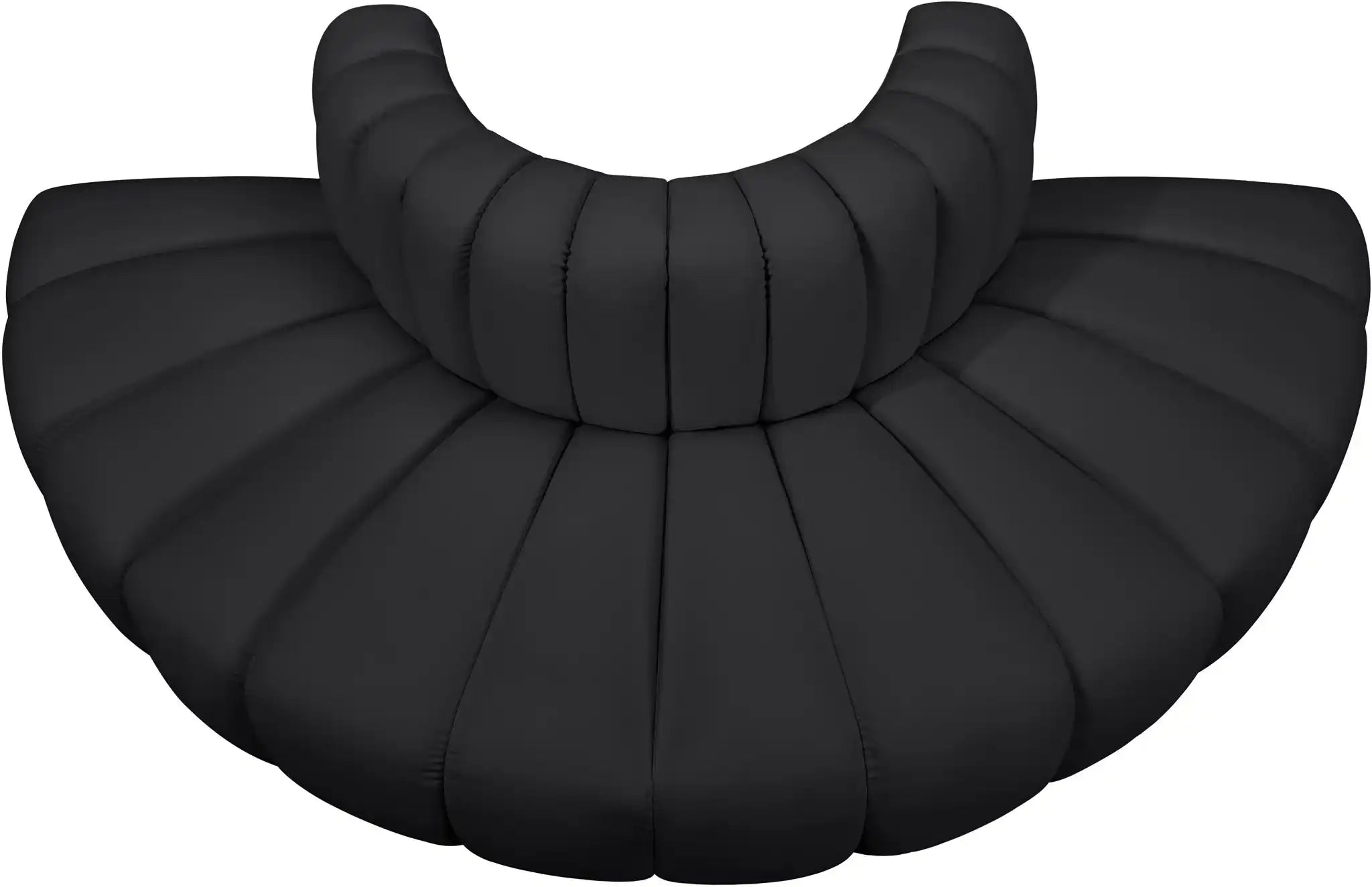 Arc - Faux Leather 4 Piece Modular Sofa
