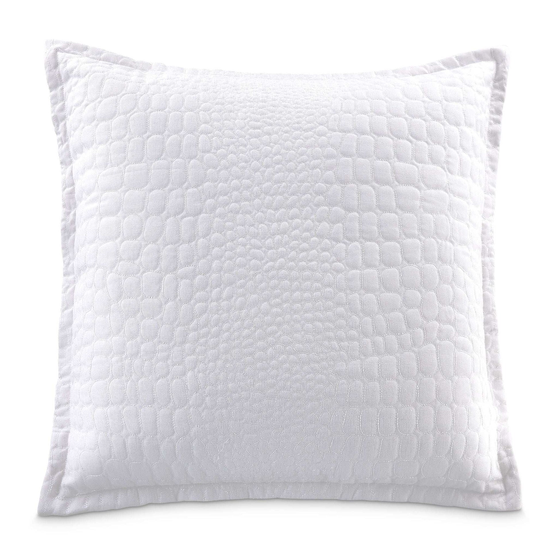 Brilliance - 26" Square Euro Sham - White - Best Buy Furniture