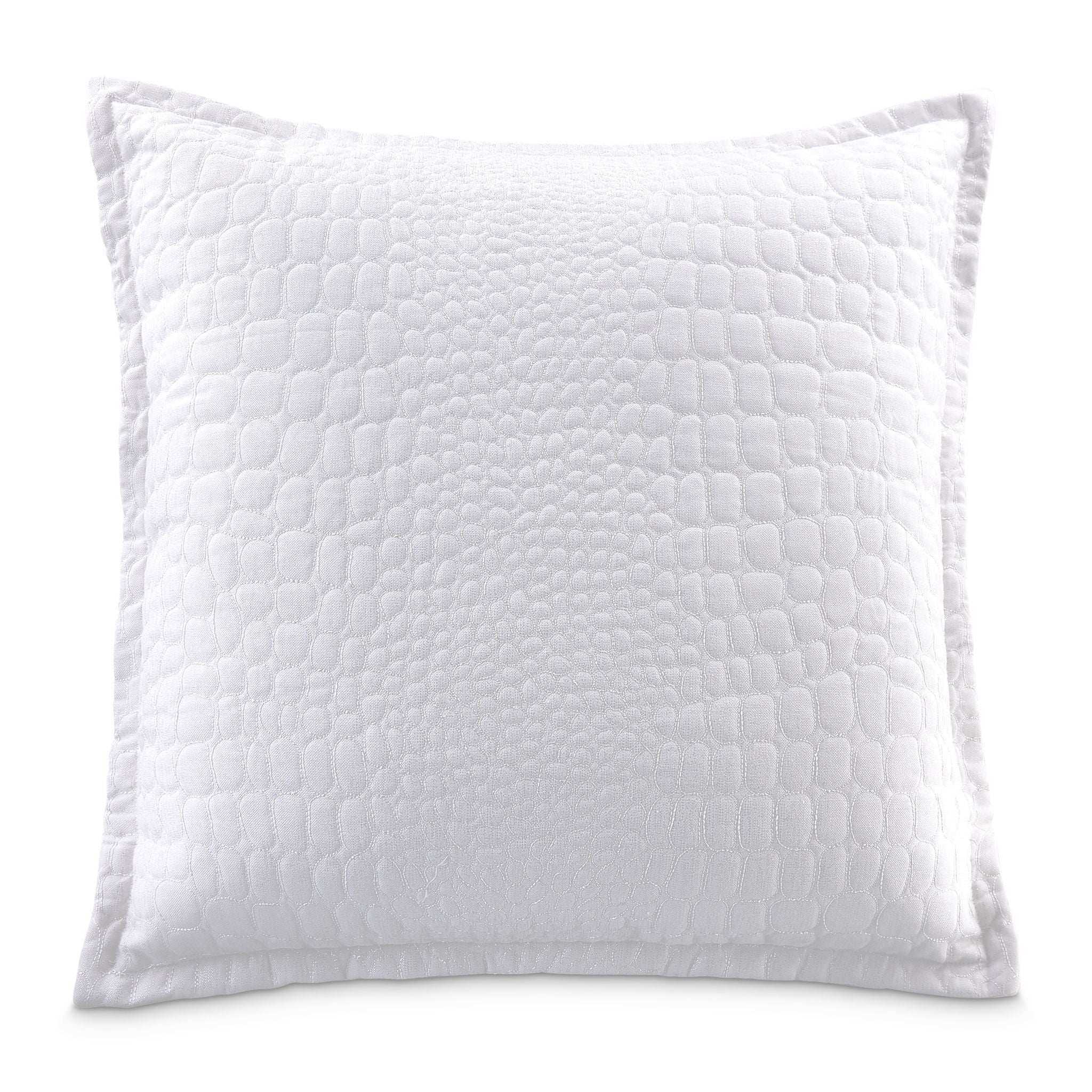 Brilliance - 26" Square Euro Sham - White - Best Buy Furniture