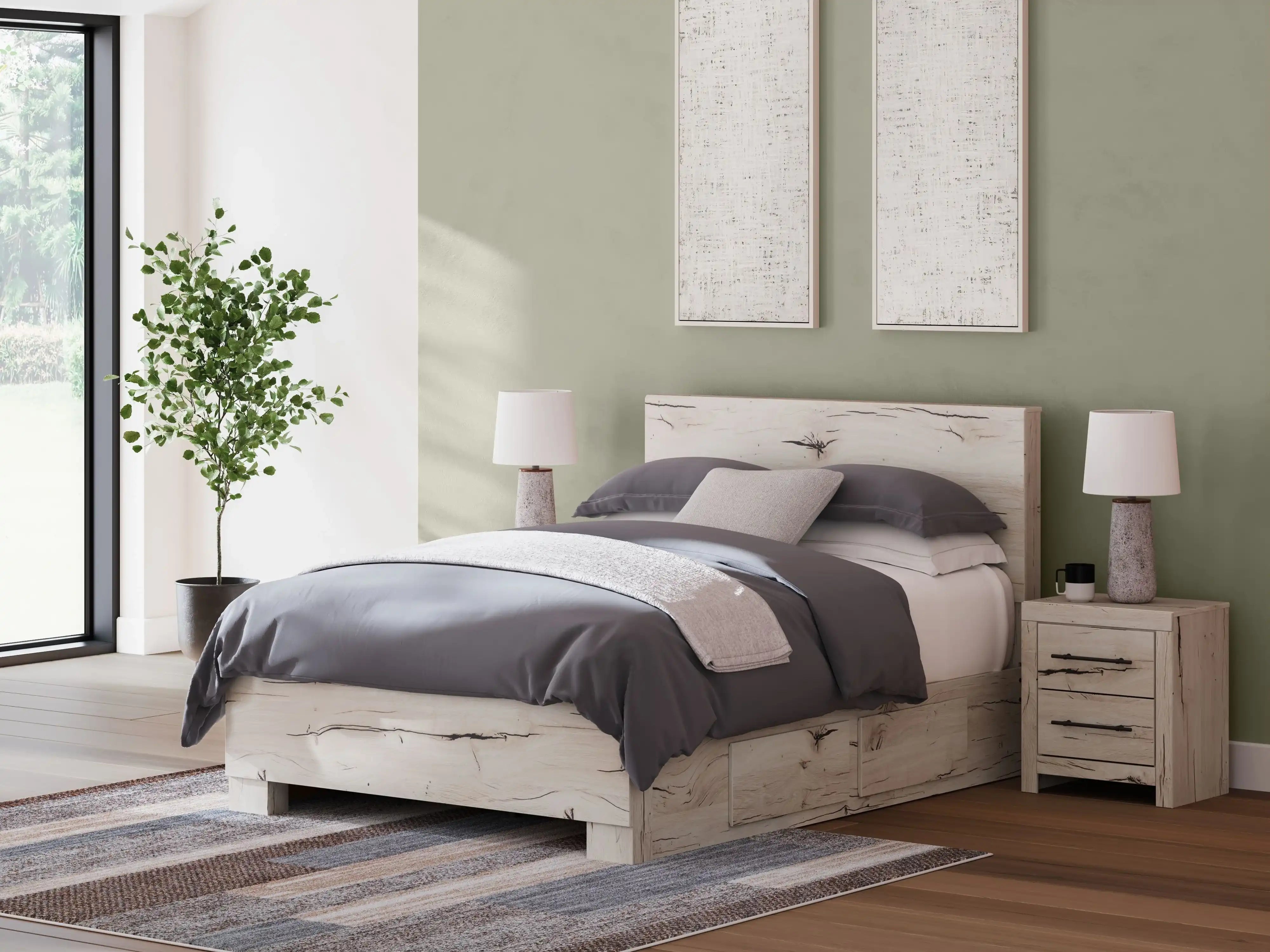 Lawroy - Panel Bed With Storage - Best Buy Furniture