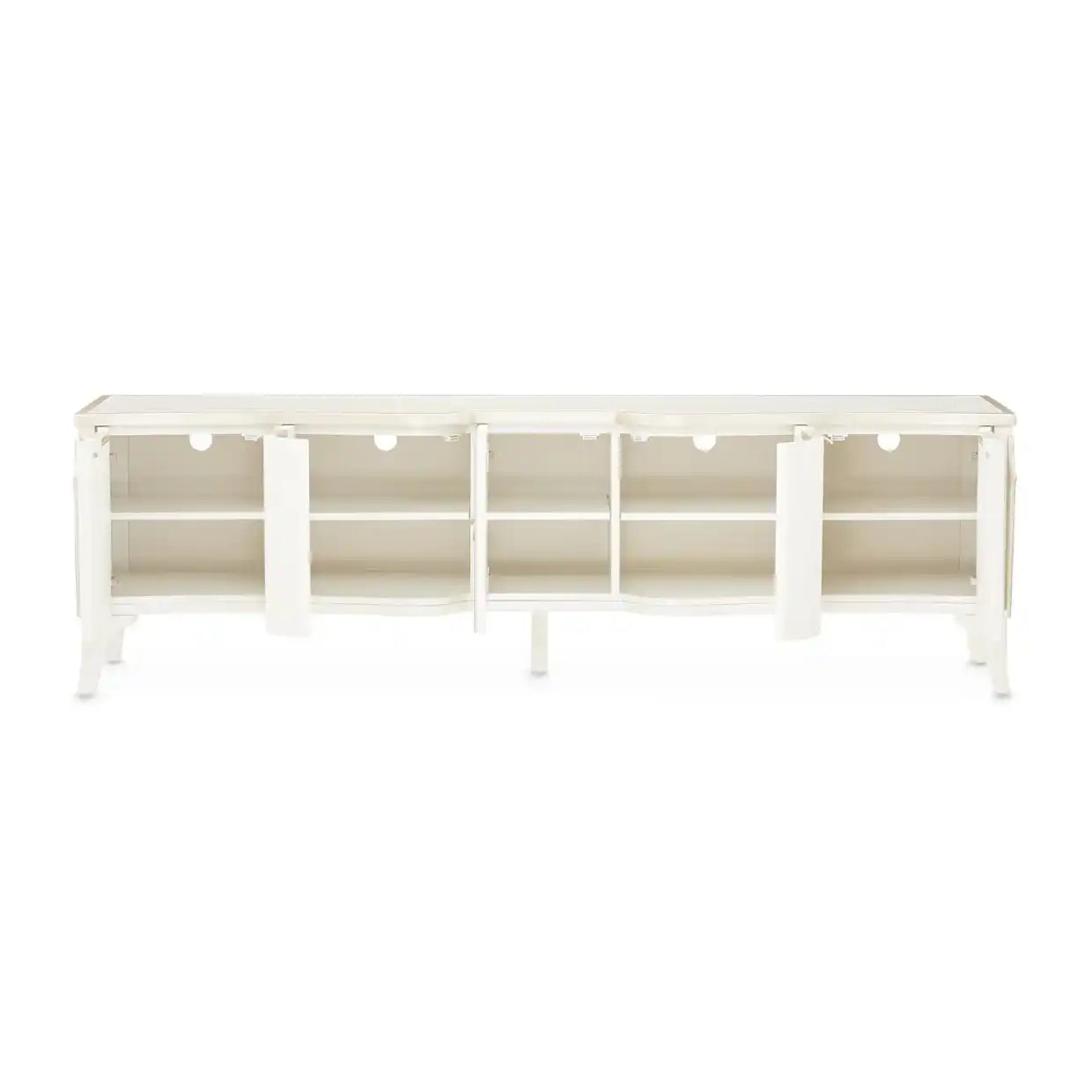 La Marisia - Media Cabinet - Creamy Pearl - Best Buy Furniture