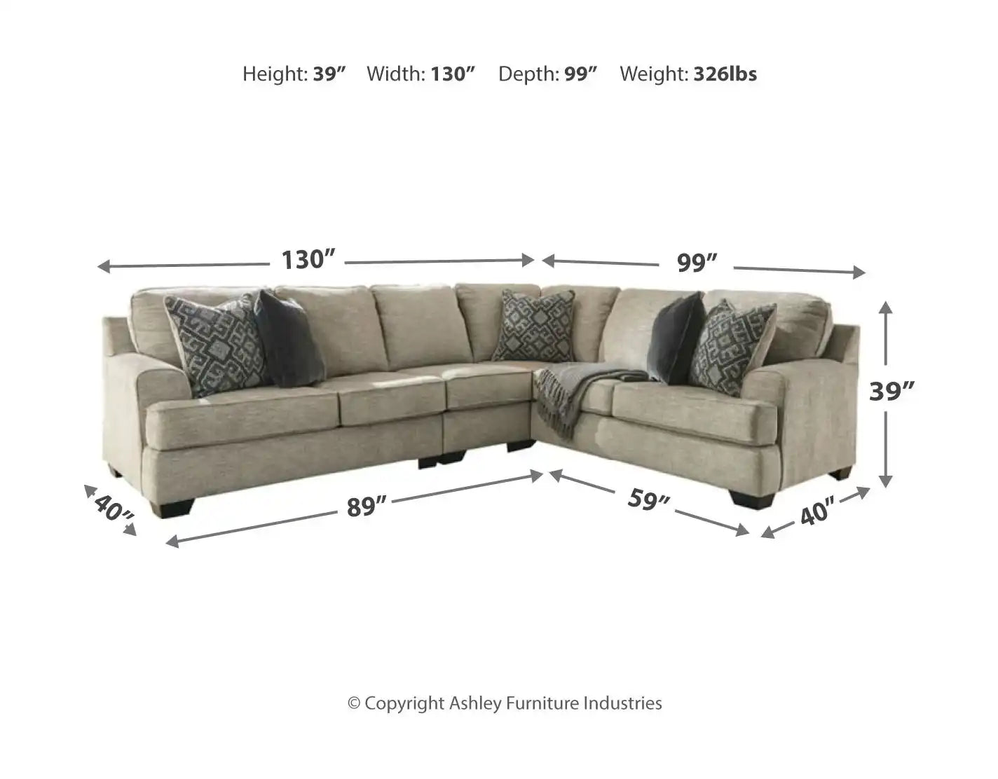 Bovarian - Sectional Set - Best Buy Furniture