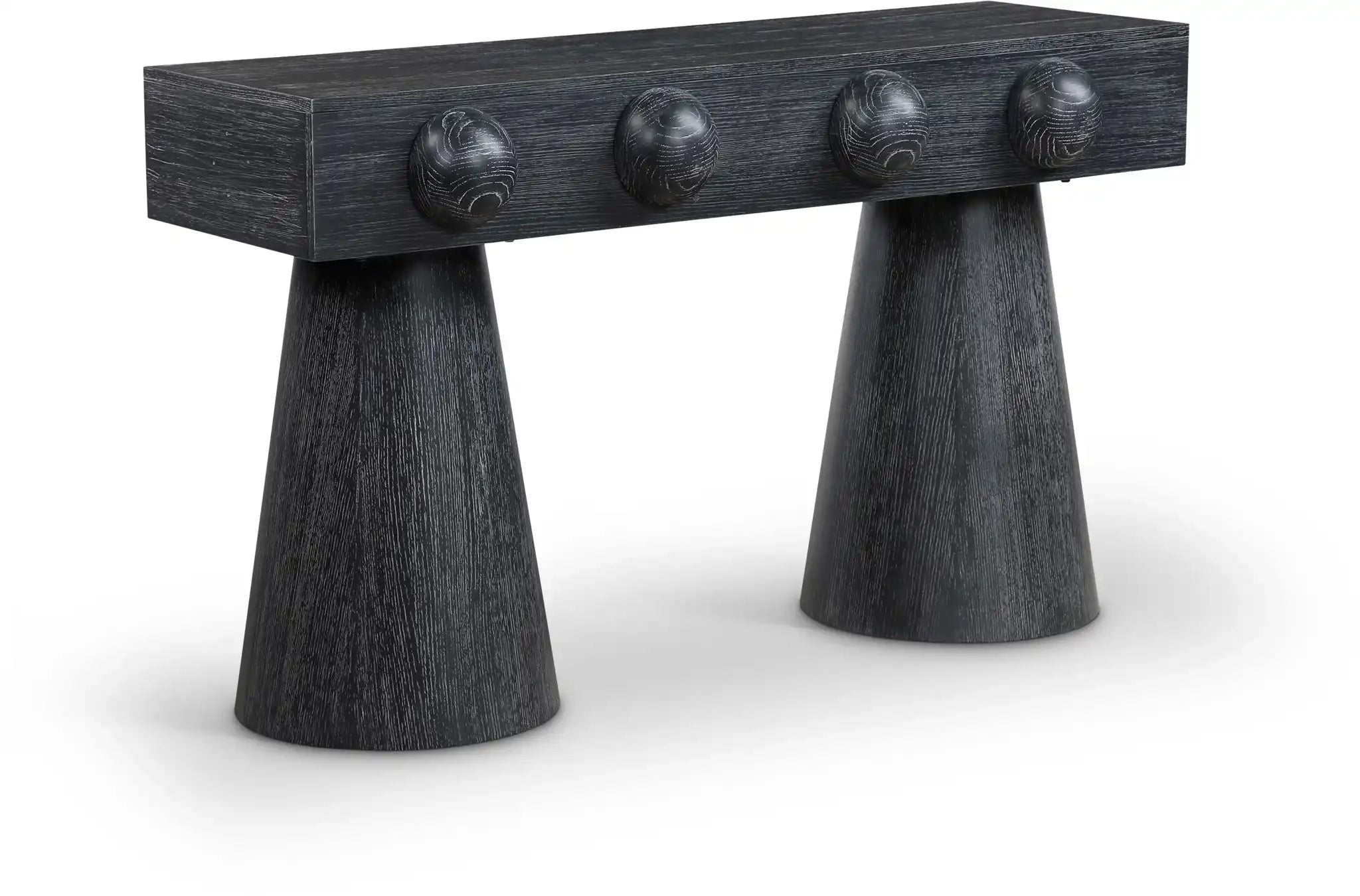 Bracciano - Oak Veneer Console Table - Best Buy Furniture