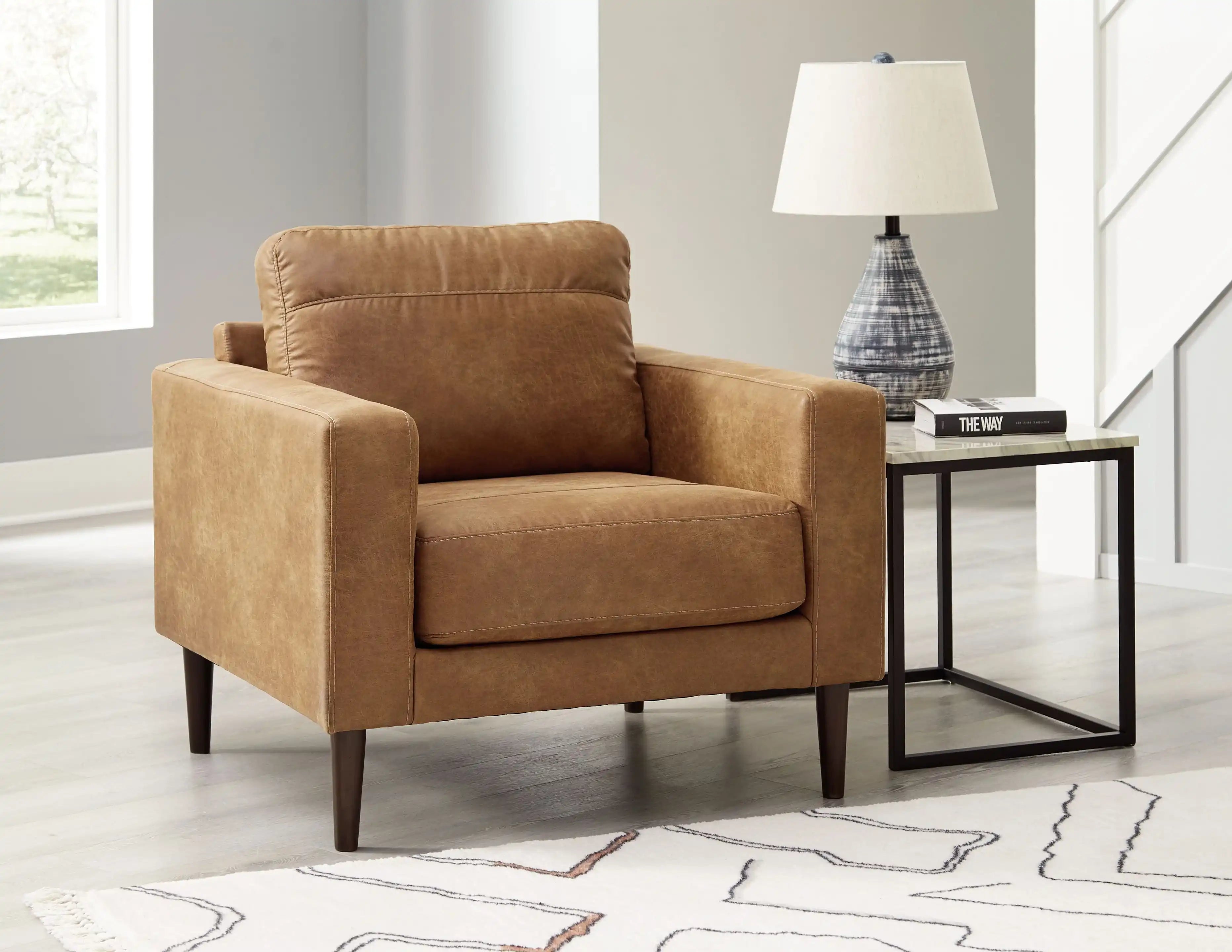 Telora - Chair - Caramel - Best Buy Furniture