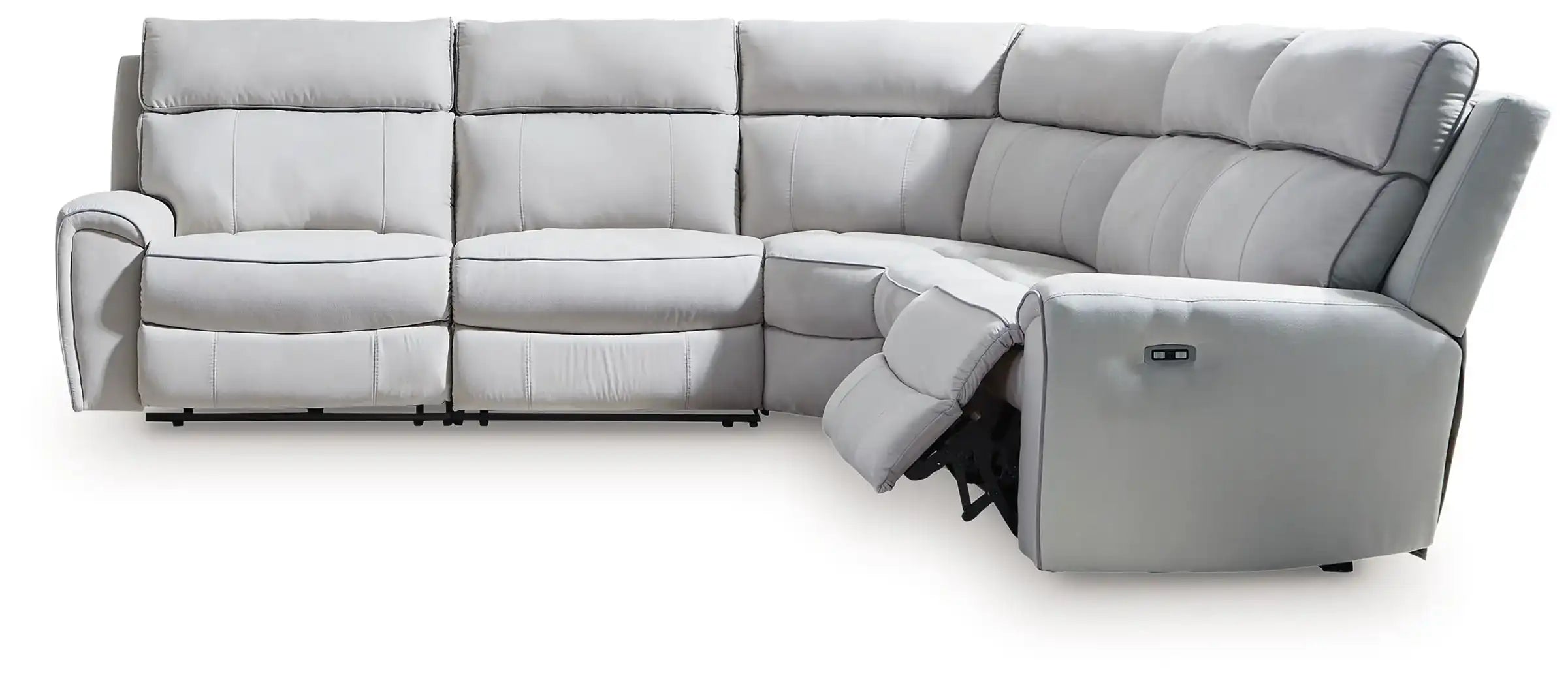 Social Pointe - Reclining Sectional - Best Buy Furniture