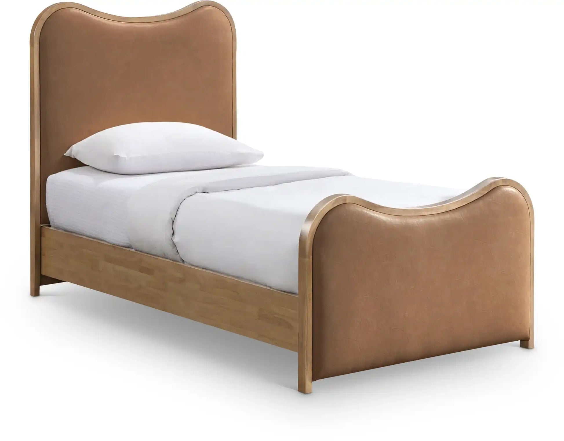Arvada - Vegan Leather Bed - Best Buy Furniture