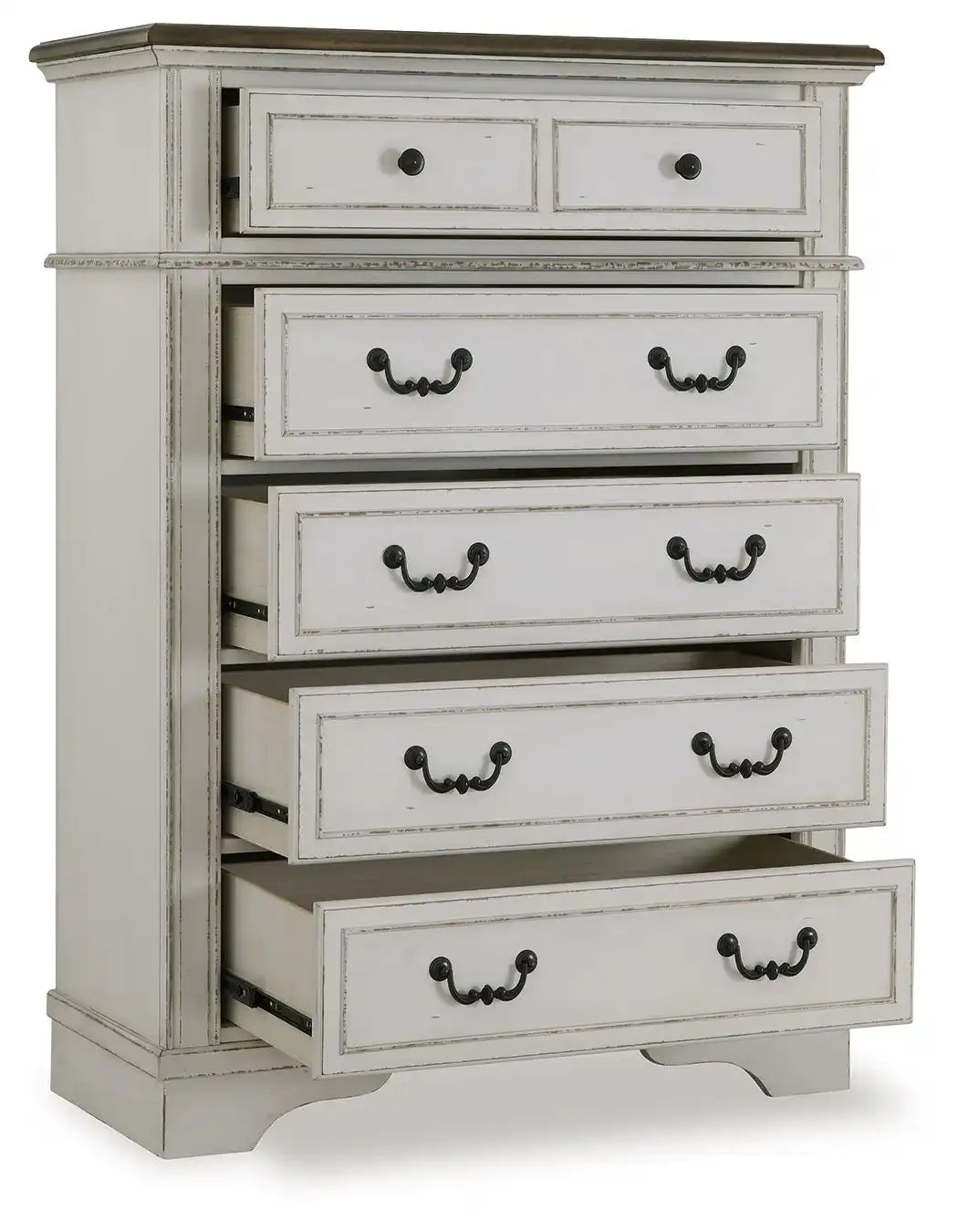 Blendon - Five Drawer Chest - Two-tone - Best Buy Furniture