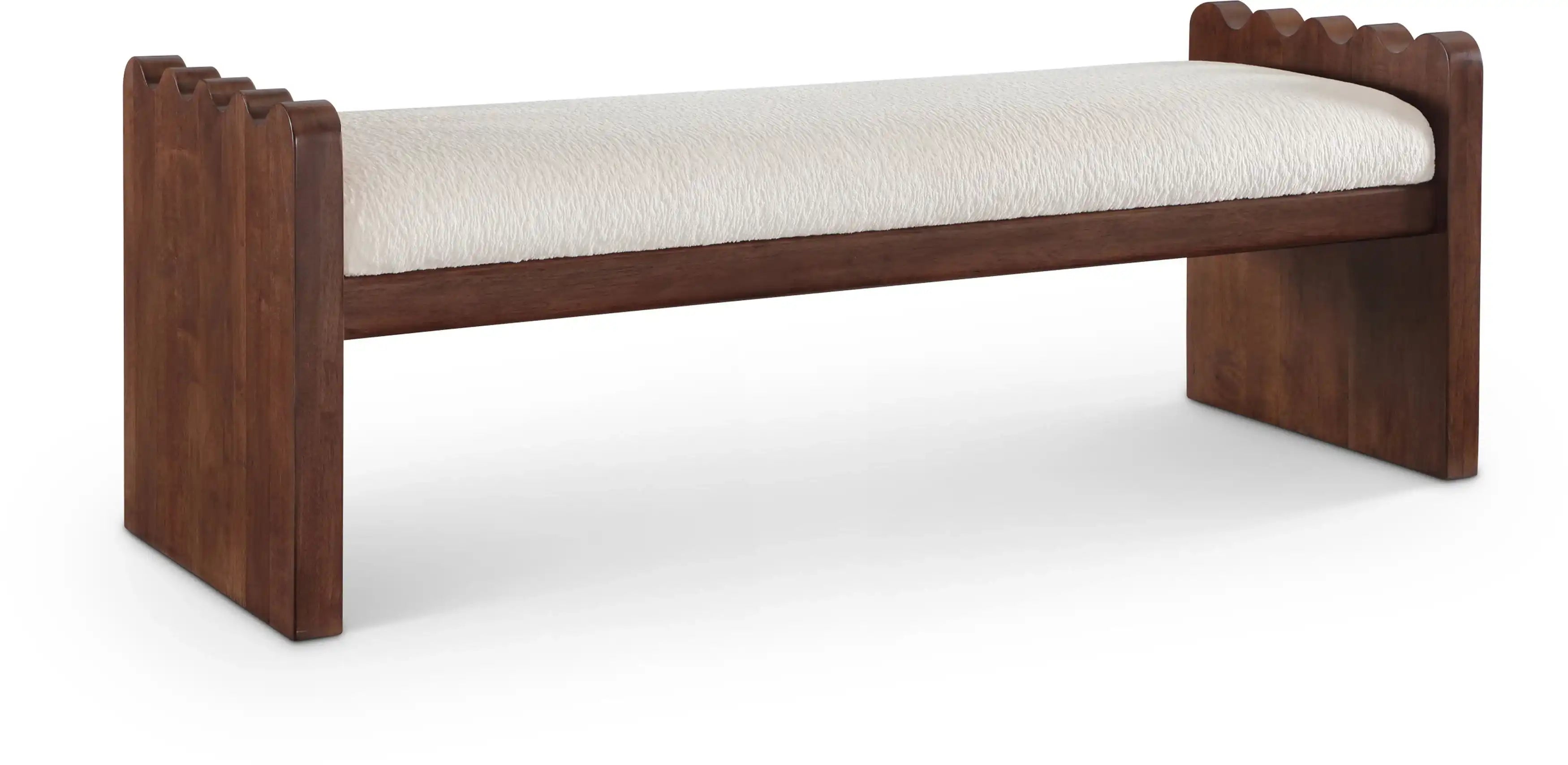 Sonia - Bench With Brown Base - Best Buy Furniture