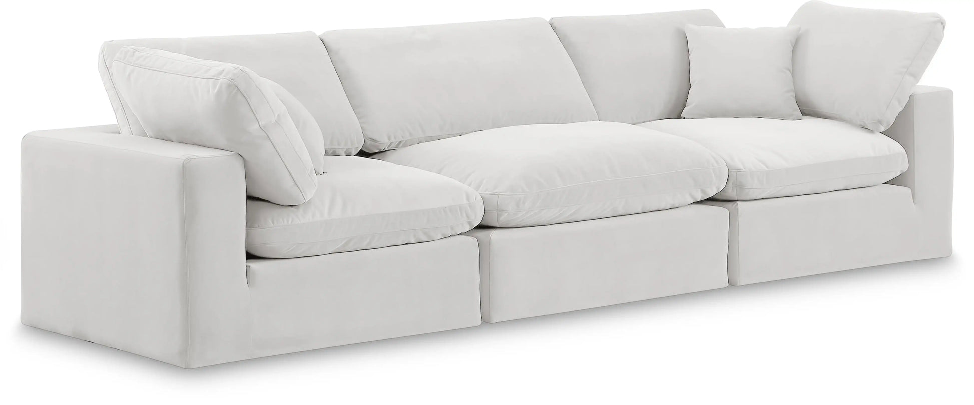 Comfy - Velvet Modular Sofa 3 Seats - Best Buy Furniture