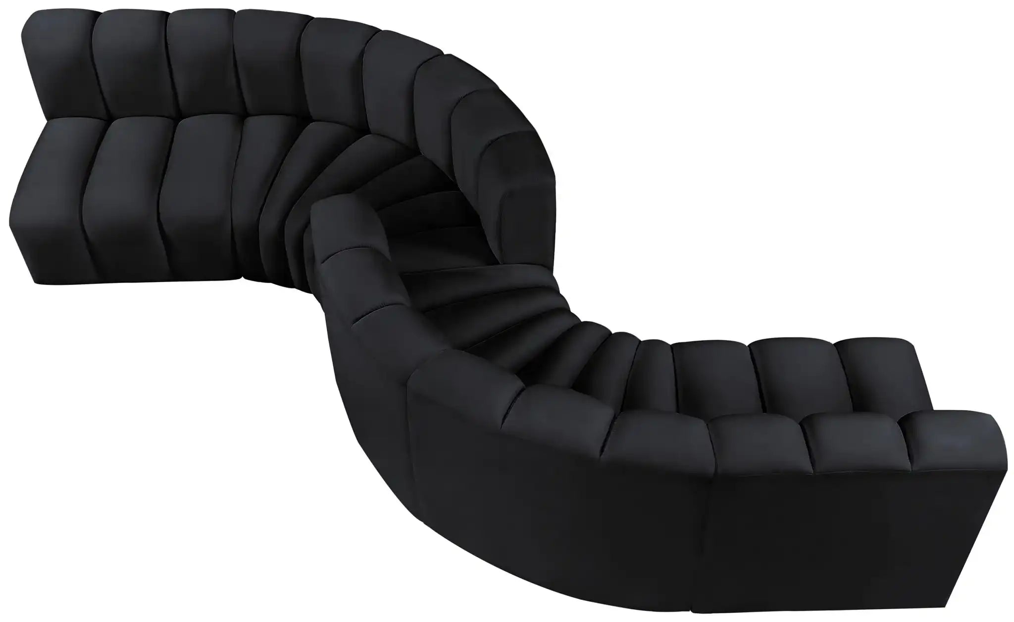 Arc - Velvet 6 Piece Modular Sofa