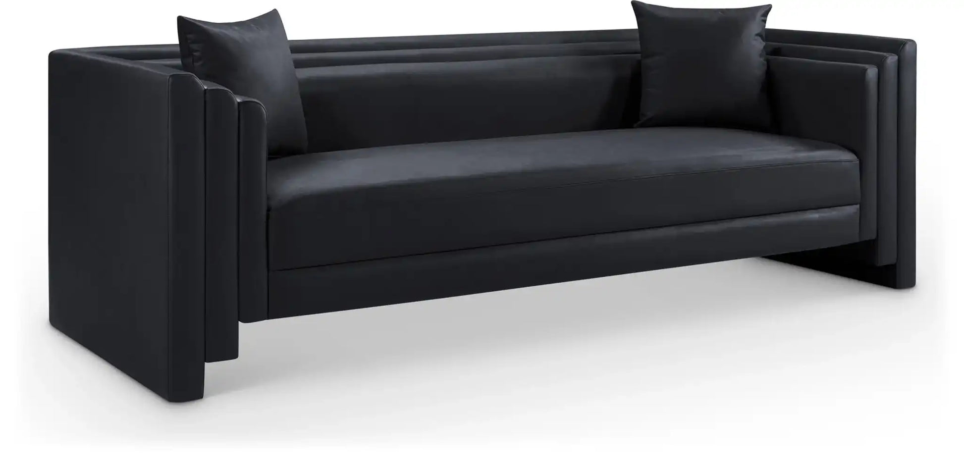Everett - Vegan Leather Upholstered Sofa - Best Buy Furniture