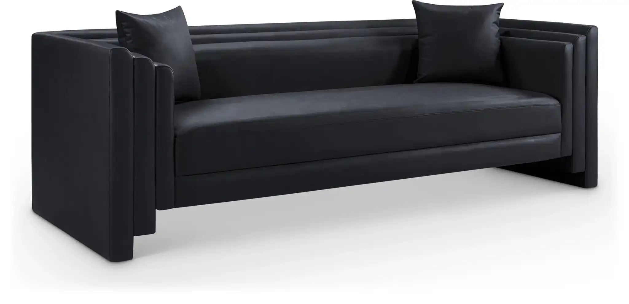 Everett - Vegan Leather Upholstered Sofa - Best Buy Furniture