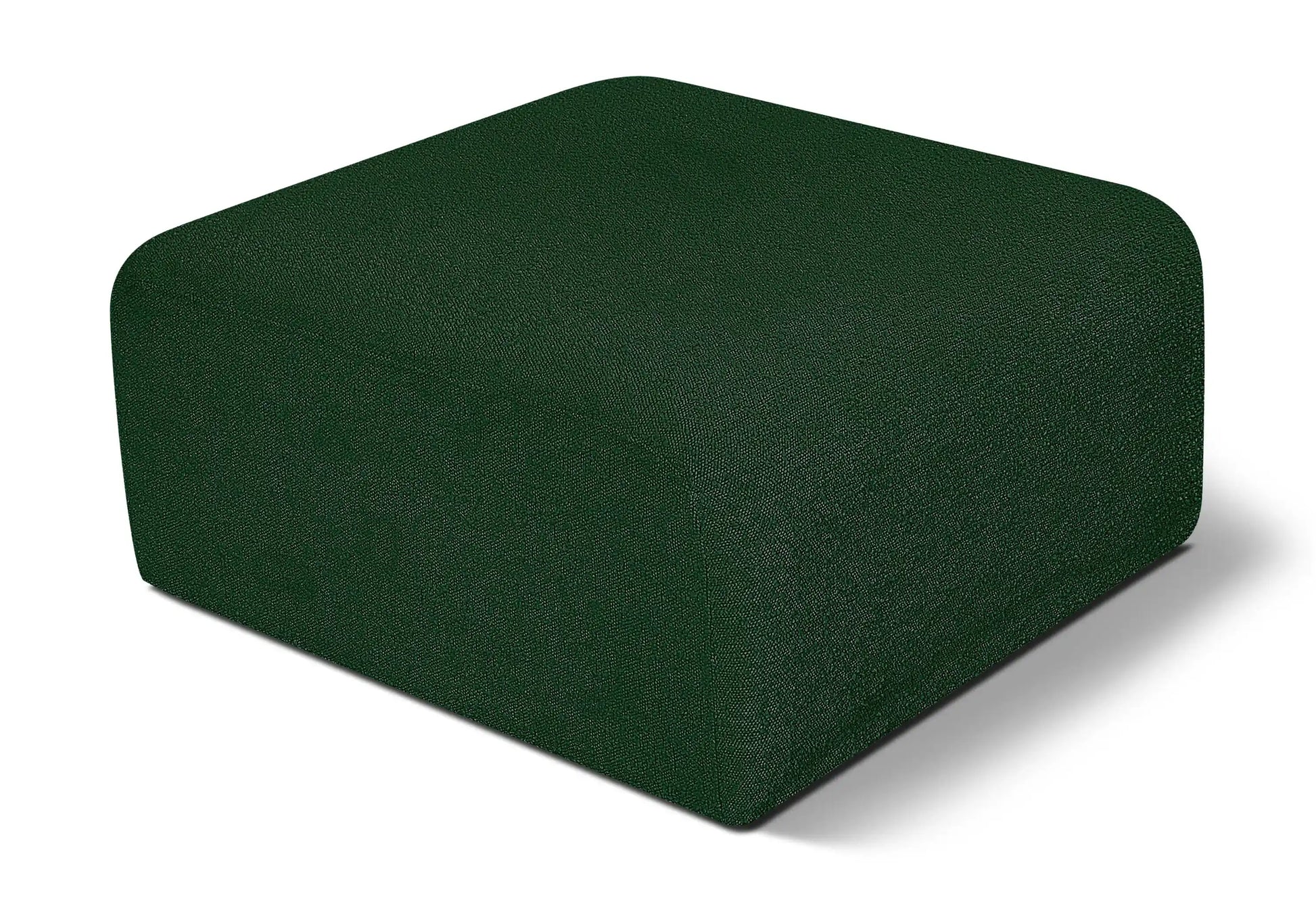 Arc - Boucle Fabric Ottoman - Best Buy Furniture