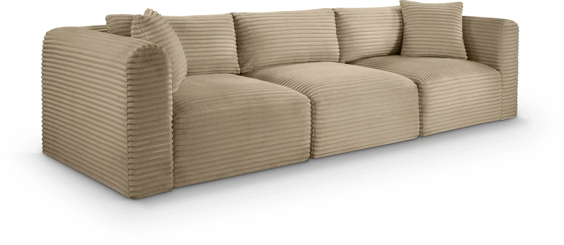 Shaggy - Fabric 3 Seat Modular Sofa - Best Buy Furniture