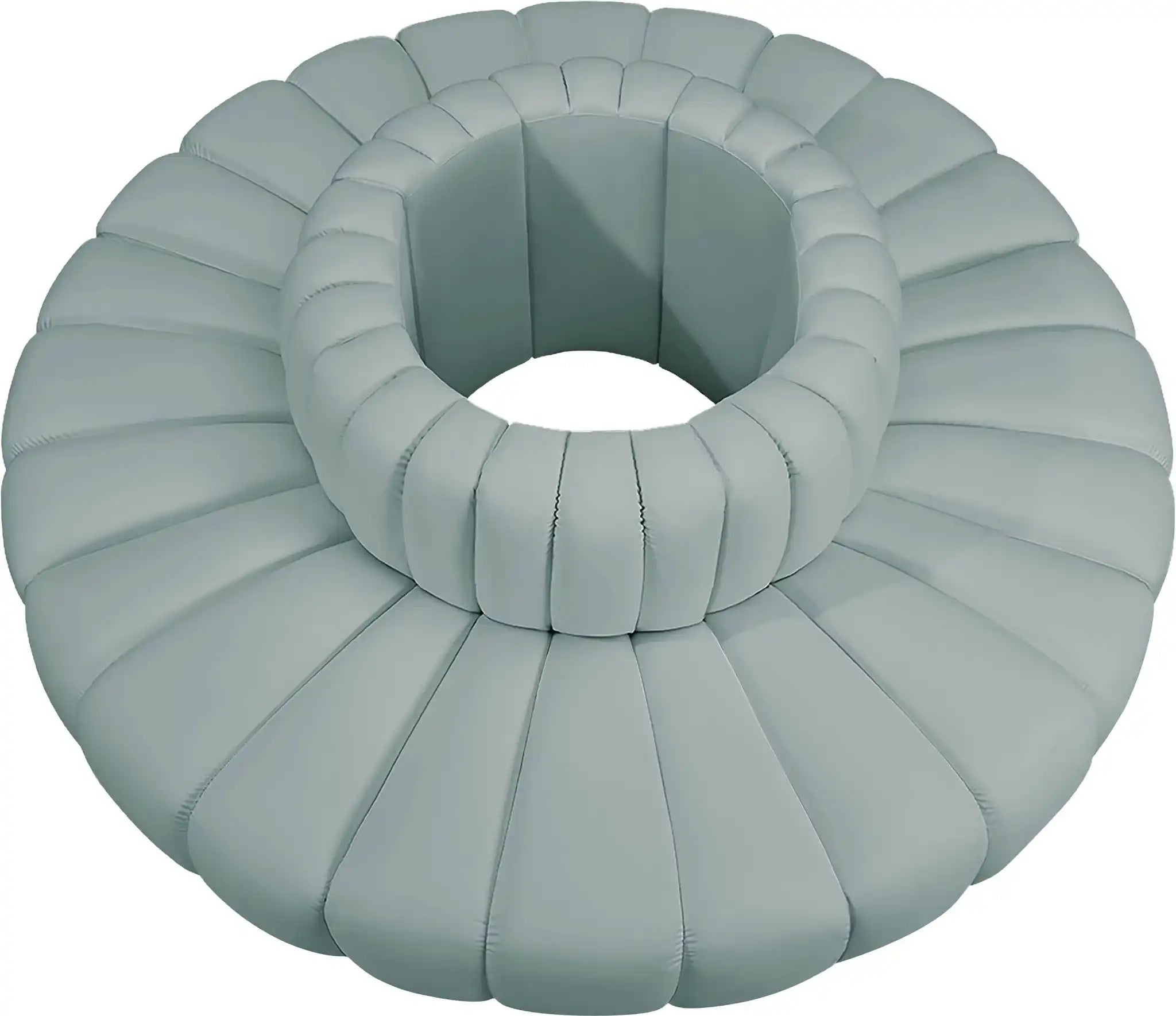 Arc - Faux Leather 8 Piece Round Modular Sofa