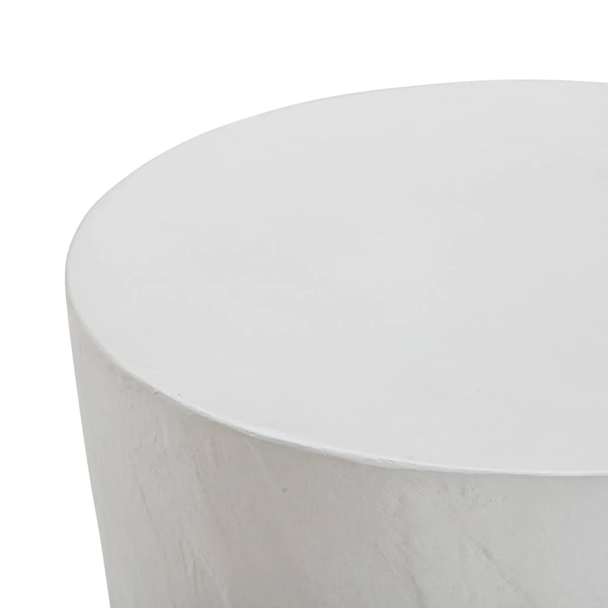 Margot - Faux Plaster Indoor / Outdoor Concrete Stool - Light Gray