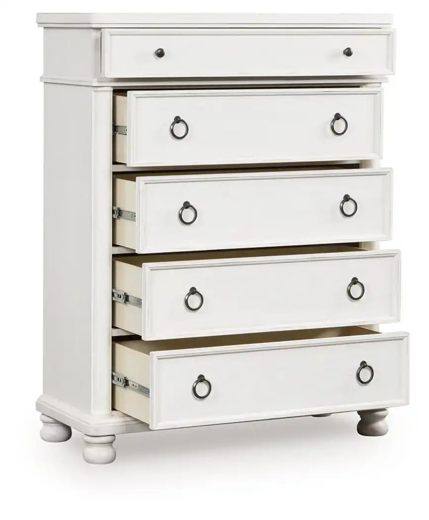 Rowlenstown - Five Drawer Chest - Best Buy Furniture
