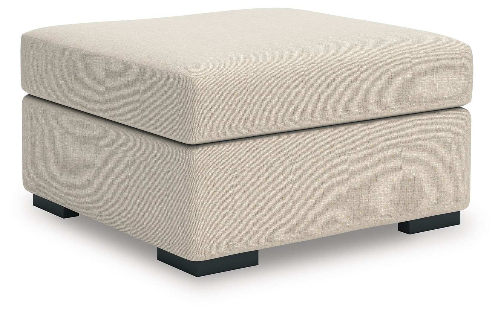 LadyMae - Oversized Accent Ottoman - Twill - Best Buy Furniture