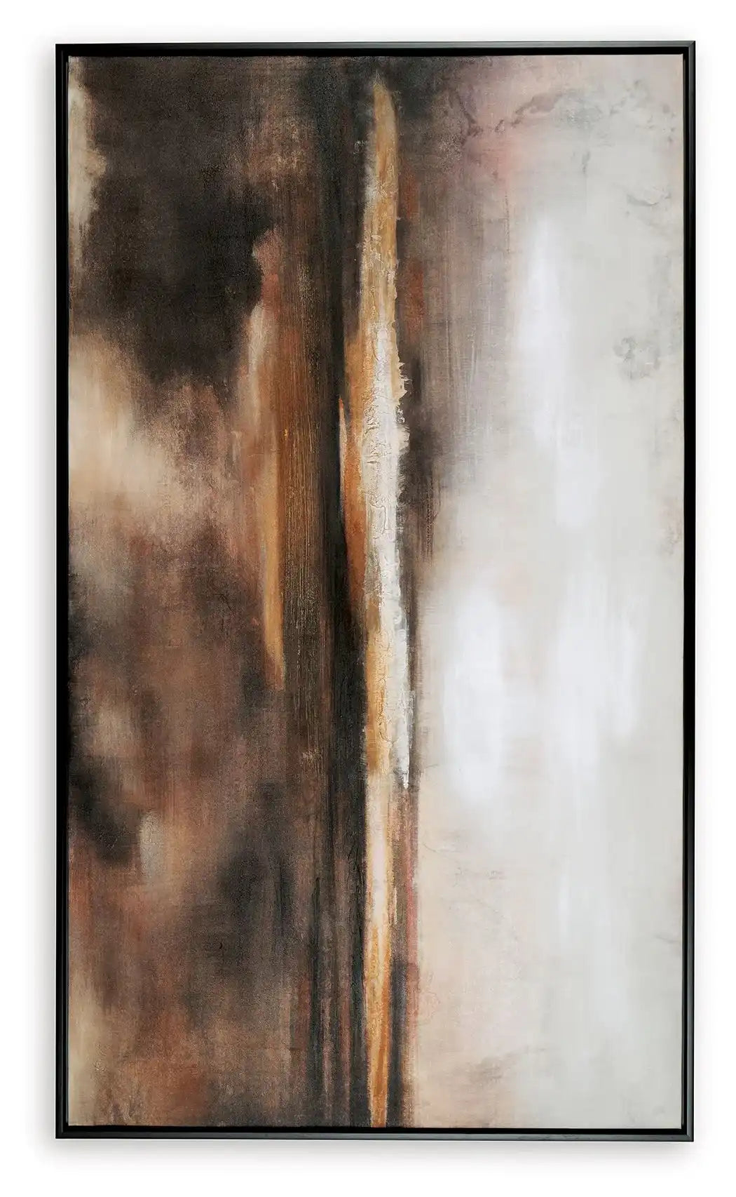 Drewland - Wall Art - Black / Brown / Orange - Best Buy Furniture