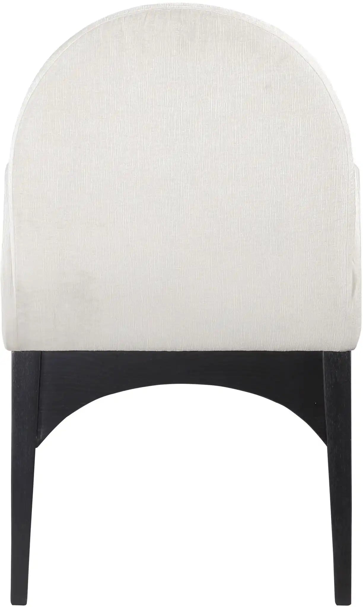 Waldorf - Chenille Dining Arm Chair With Black Legs