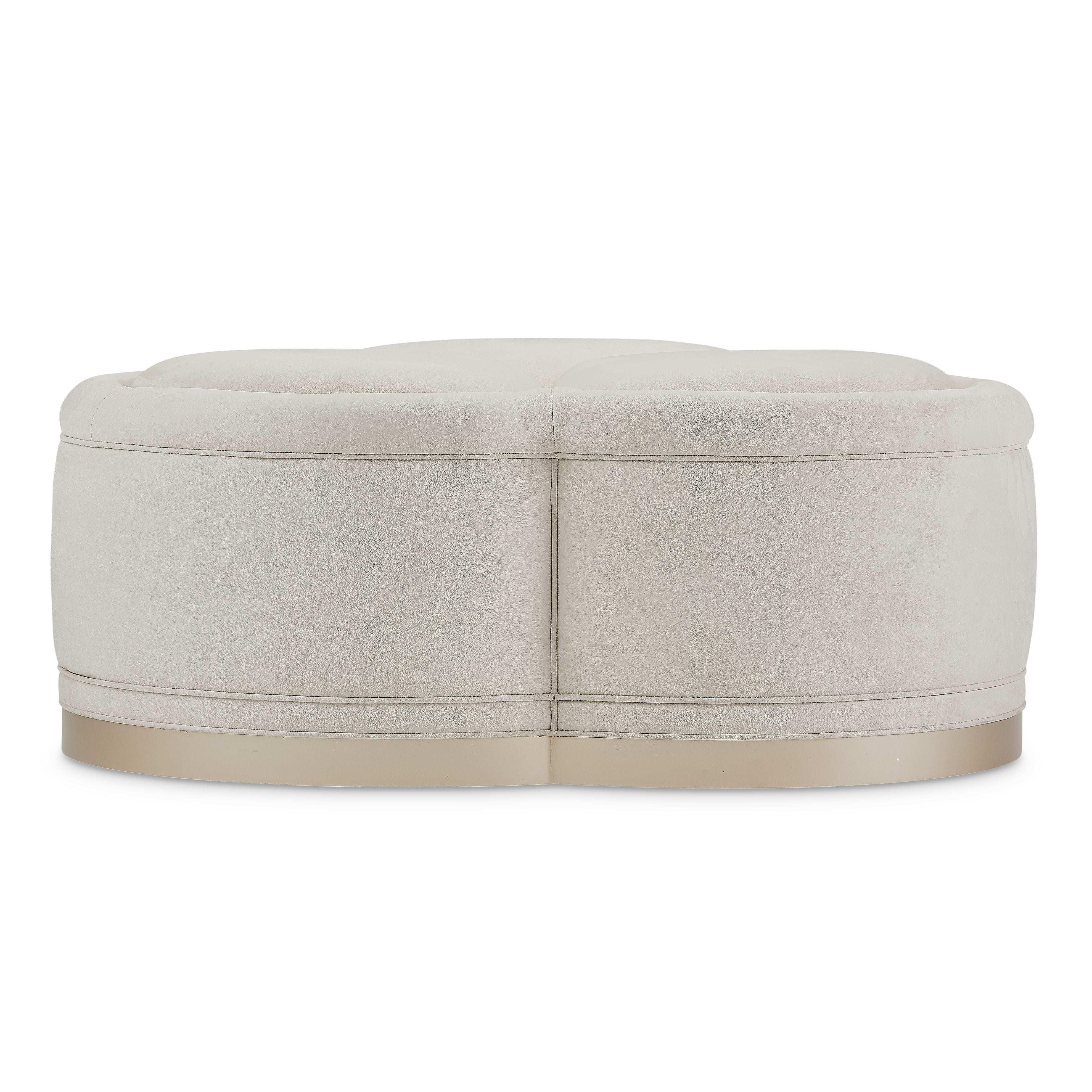 Malibu Crest - Cocktail Ottoman - Chardonnay - Best Buy Furniture