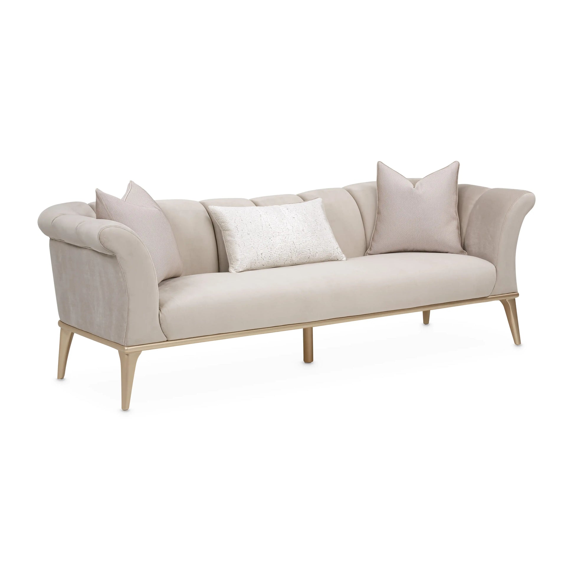 Yvette - Sofa - Porcini/Medium Champagne - Best Buy Furniture