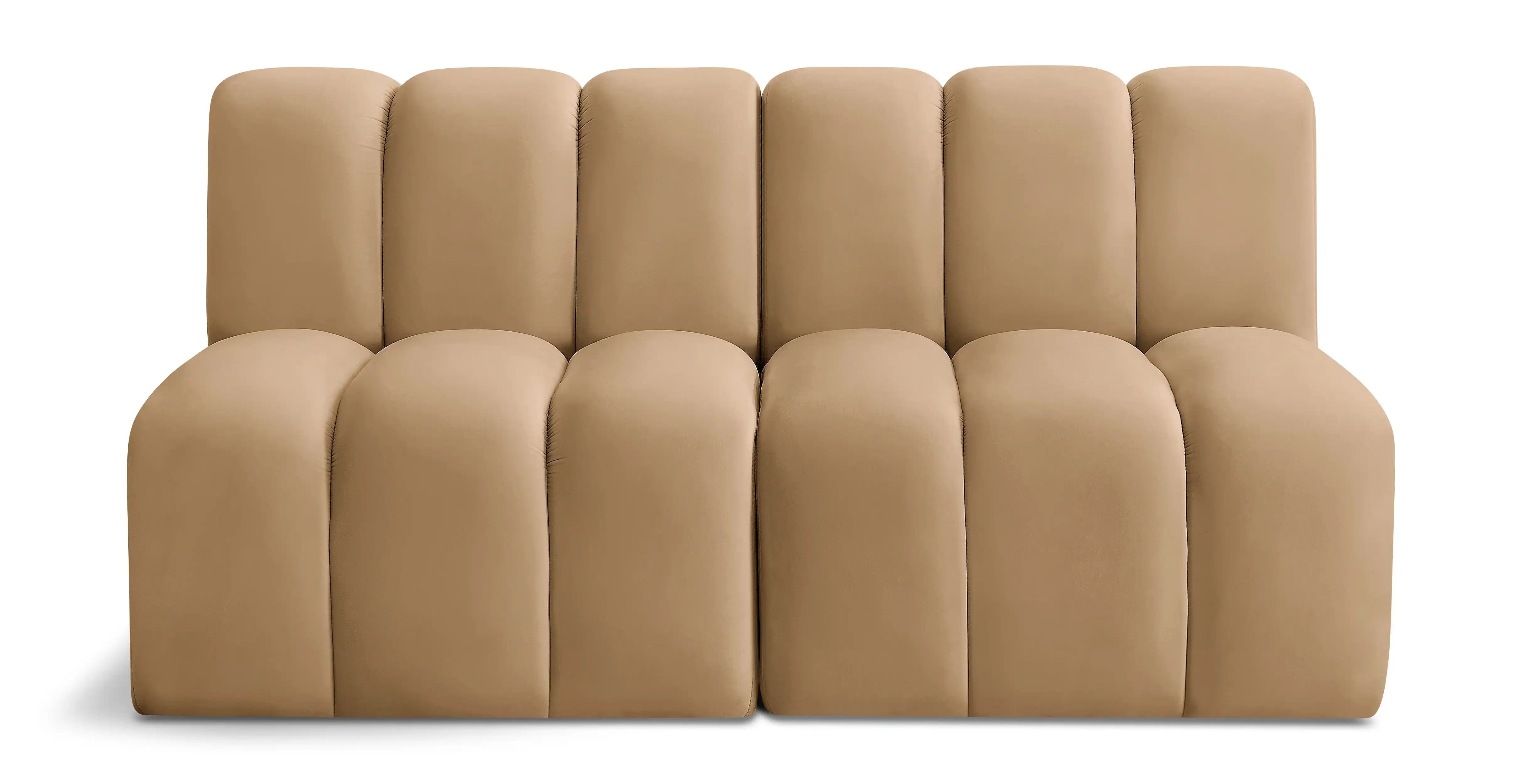 Arc - Velvet 2 Seats Modular Sofa - Best Buy Furniture