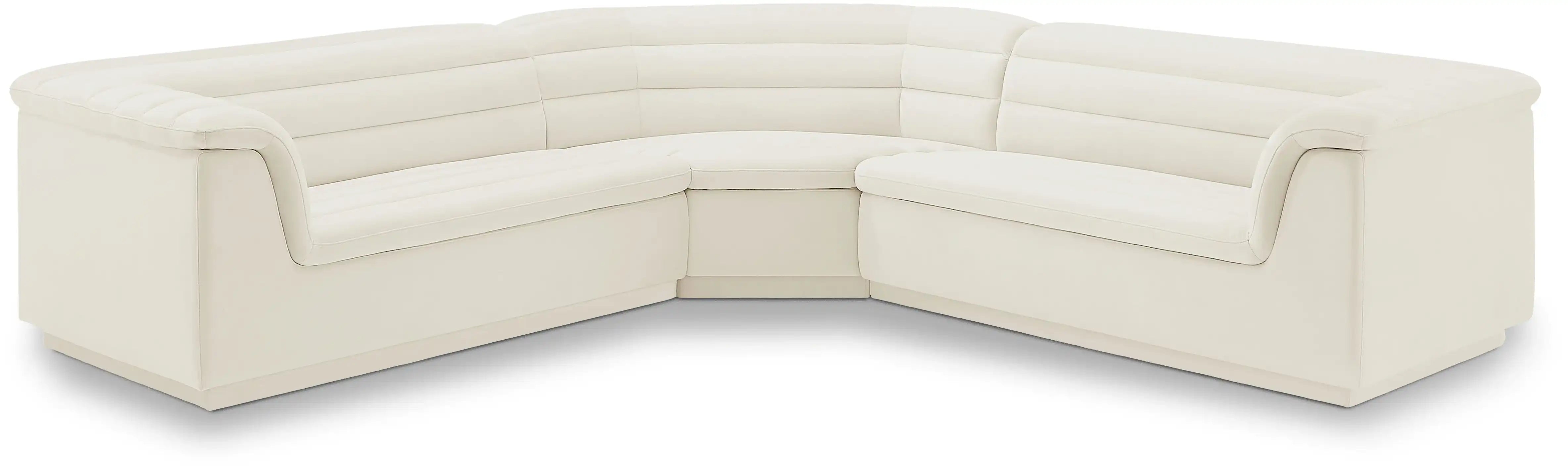 Cascade - Velvet Modular Sectional - Best Buy Furniture