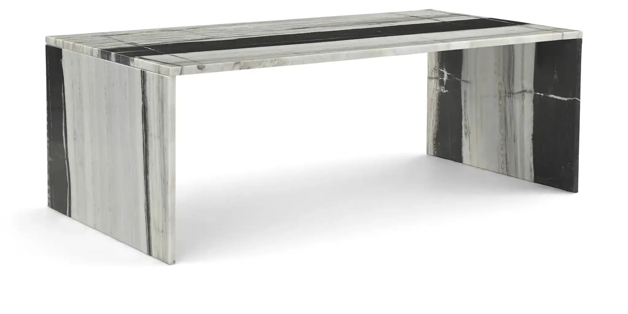 Vernazza - Marble Table - Panda - Best Buy Furniture
