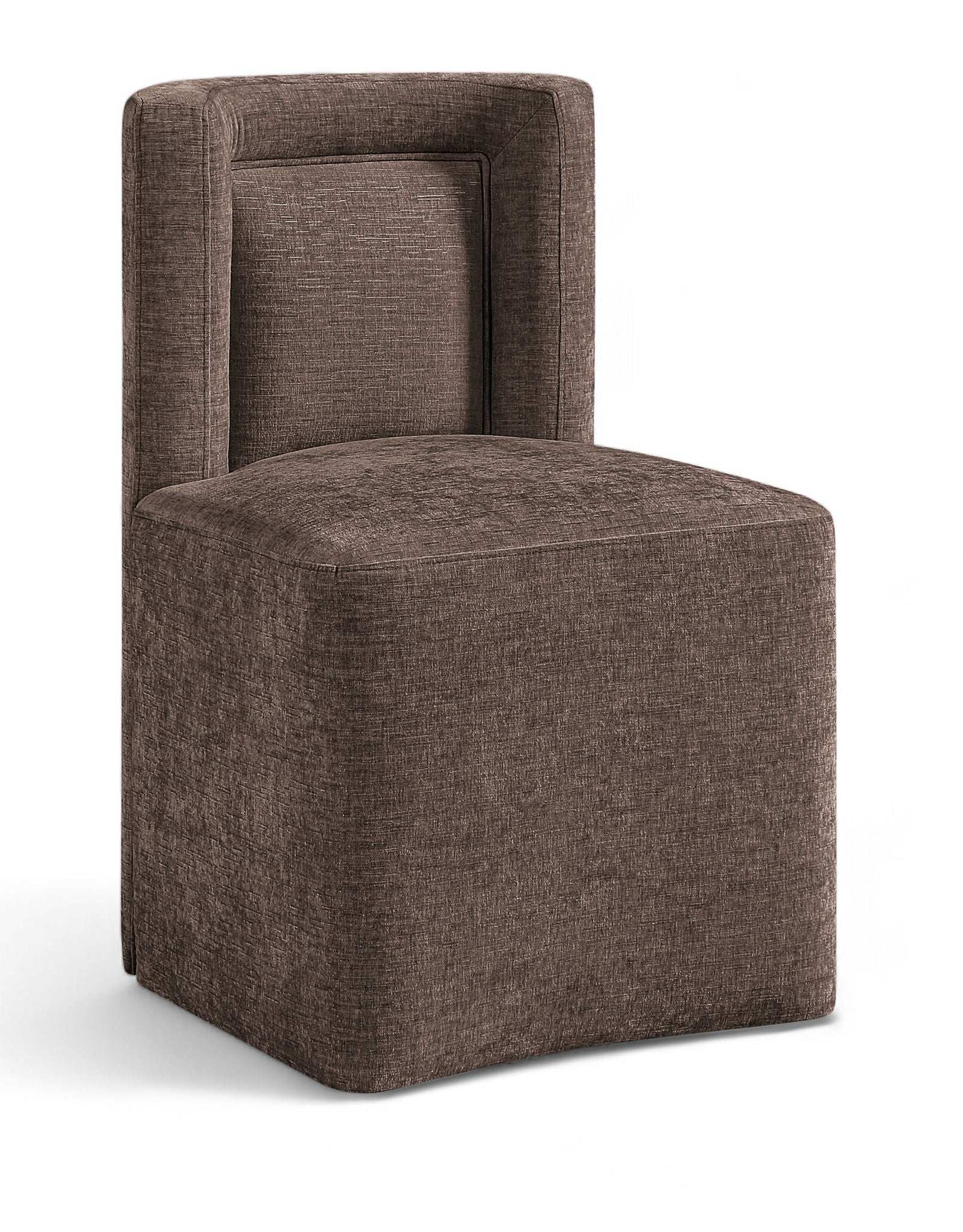 Duvina - Chenille Performance Fabric Dining Chair (Set of 2) - Best Buy Furniture