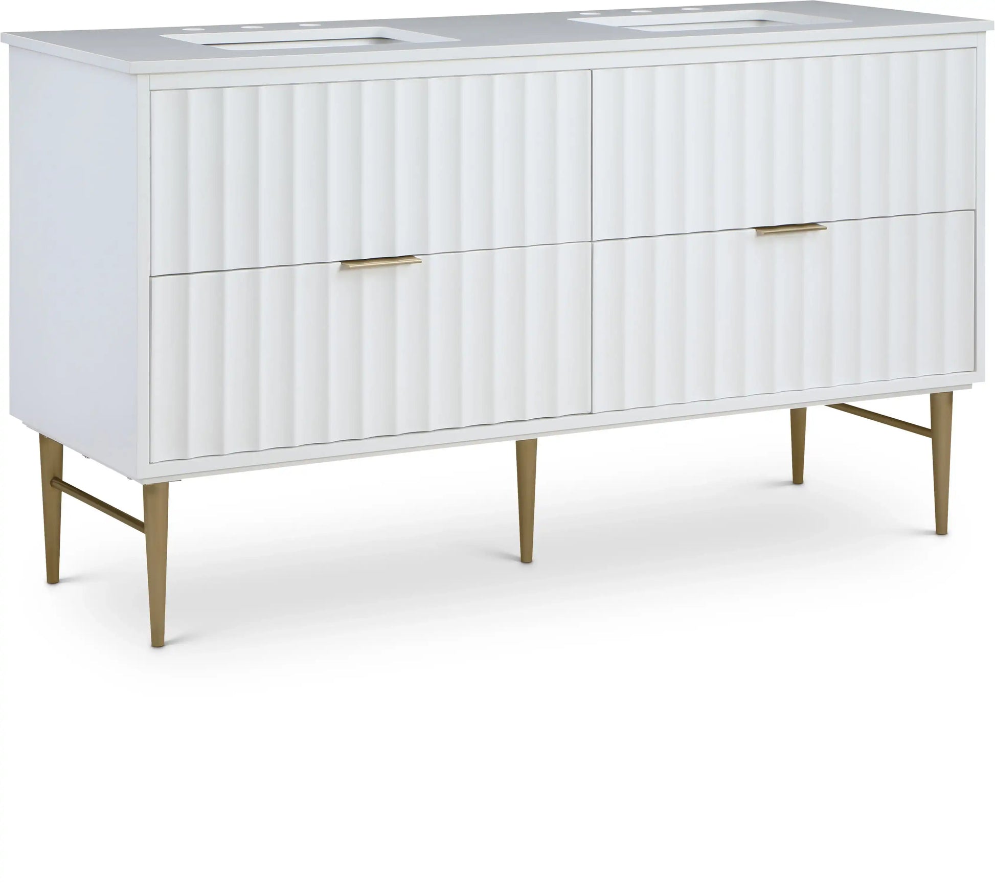 Modernist - Bathroom Vanity With Gold Legs - Best Buy Furniture