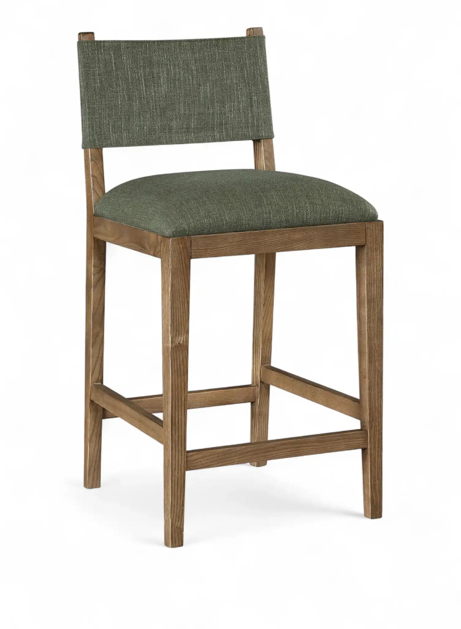 Avon - Linen Textured Performance Fabric Counter Stool - Best Buy Furniture