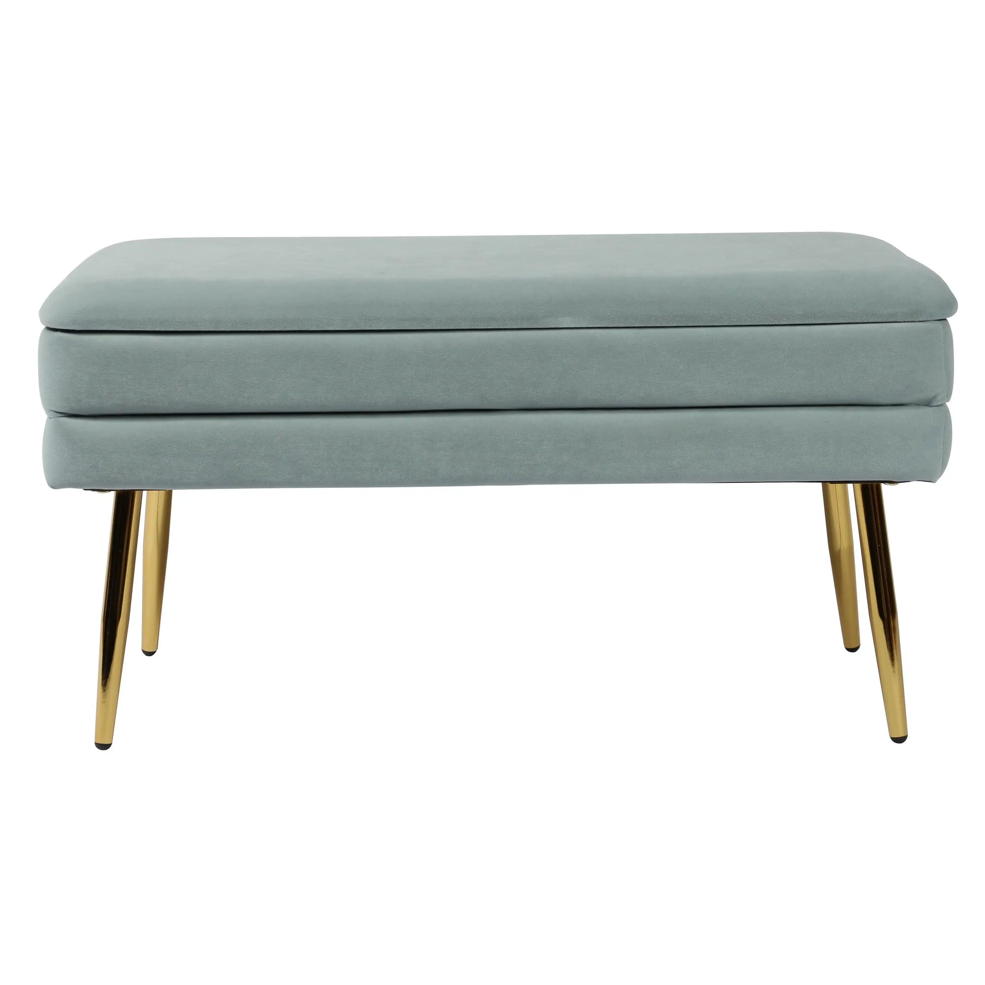 Ziva - Velvet Storage Bench - Best Buy Furniture