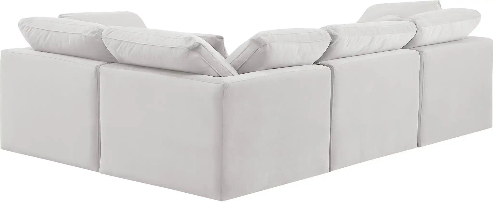 Indulge - Velvet 4 Piece Modular Corner Sectional