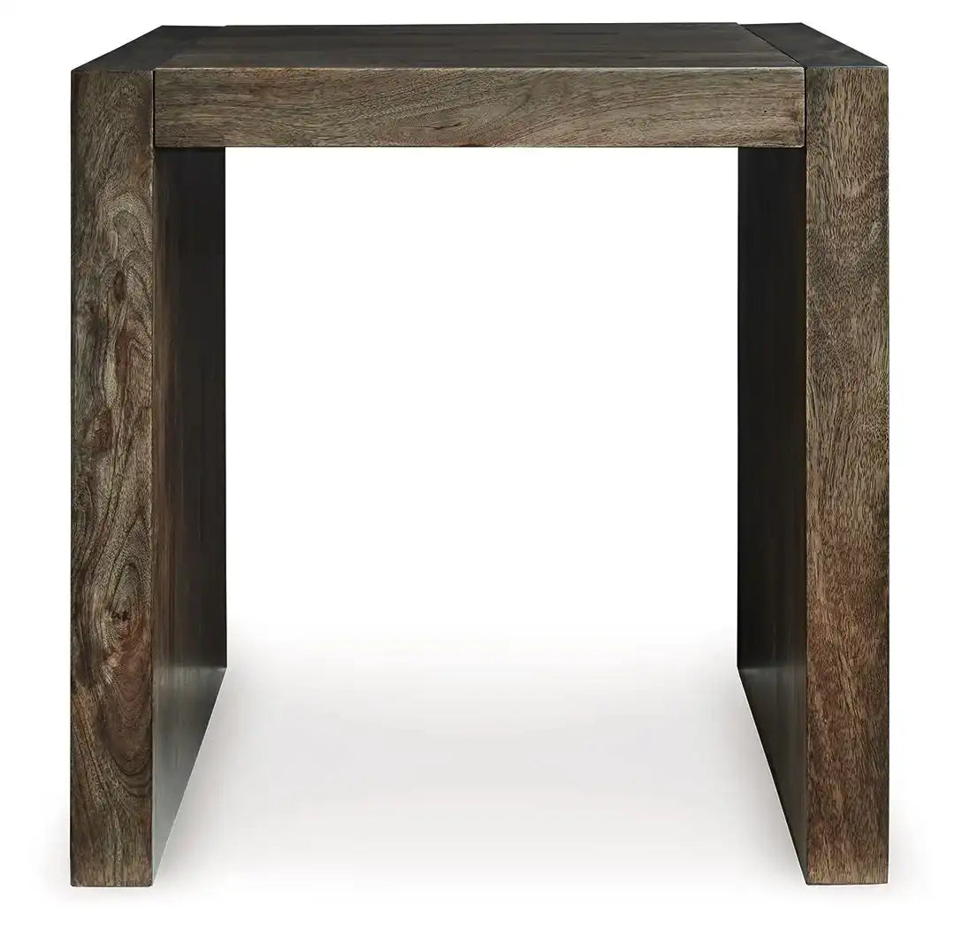 Dreggan - Square End Table - Brown - Best Buy Furniture