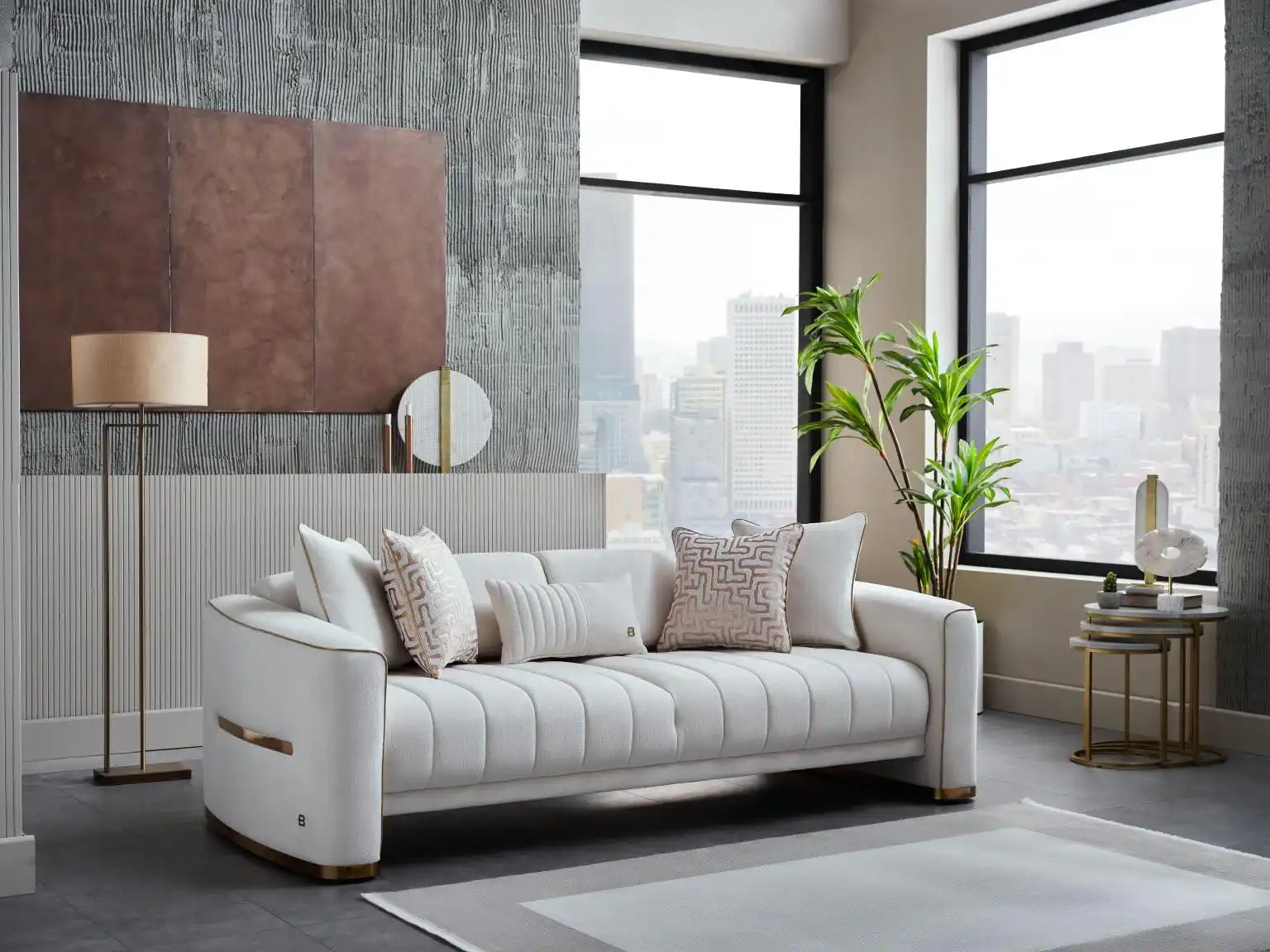 Veronica 94" Wide Convertible Sleeper Sofa – Modern Luxury Design - Best Buy Furniture