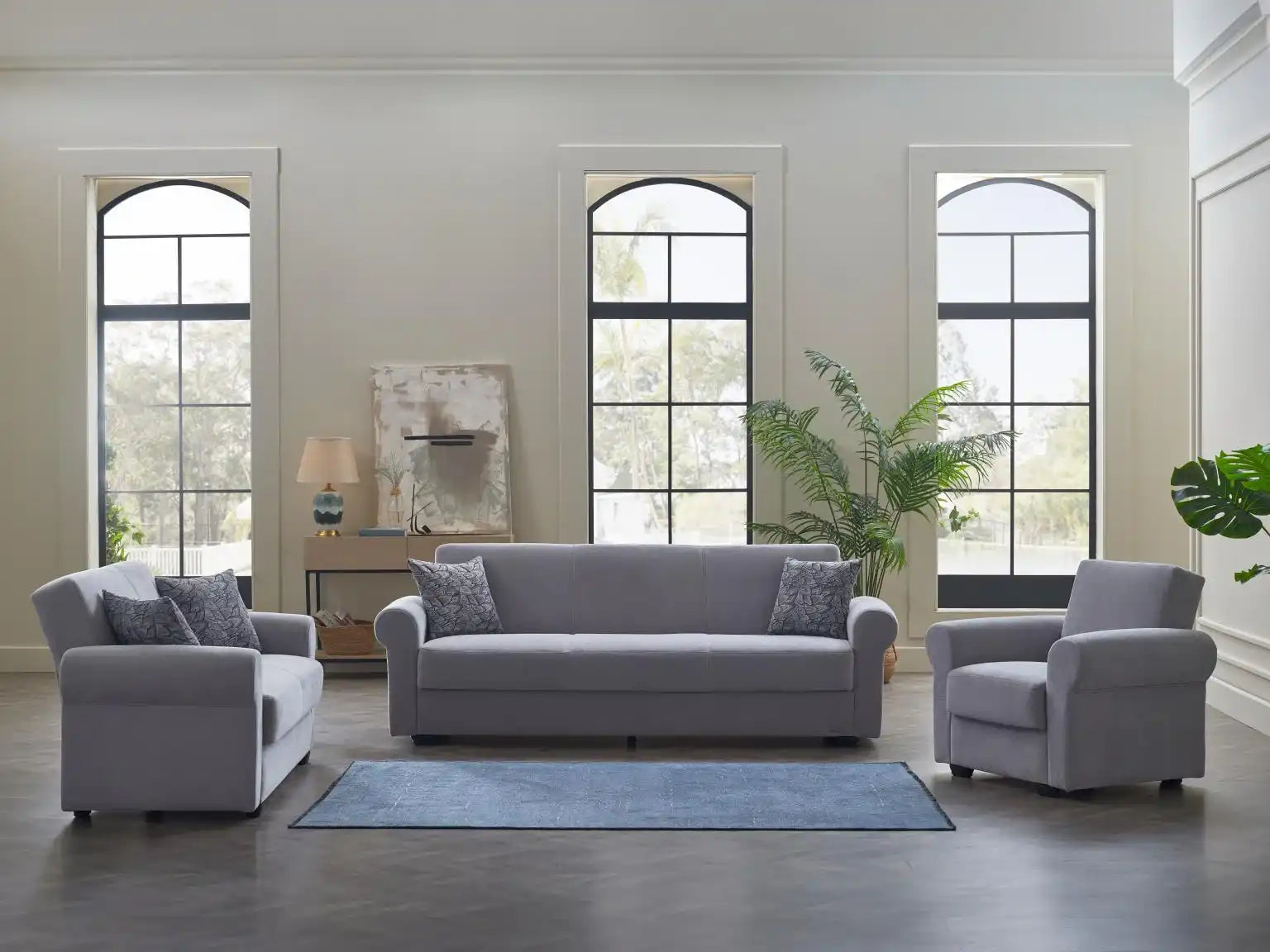 Elita S Sleeper Sofa Bed – 92" Wide with Storage | Modern Convertible Sofa for Living Room - Best Buy Furniture