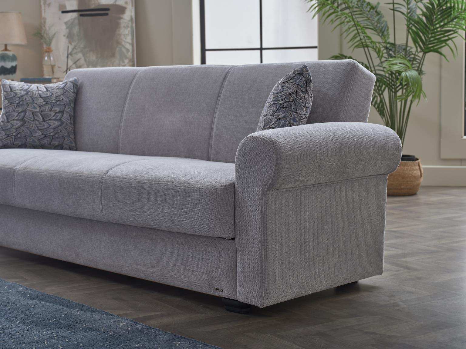 Elita S Sleeper Sofa Bed – 92" Wide with Storage | Modern Convertible Sofa for Living Room - Best Buy Furniture