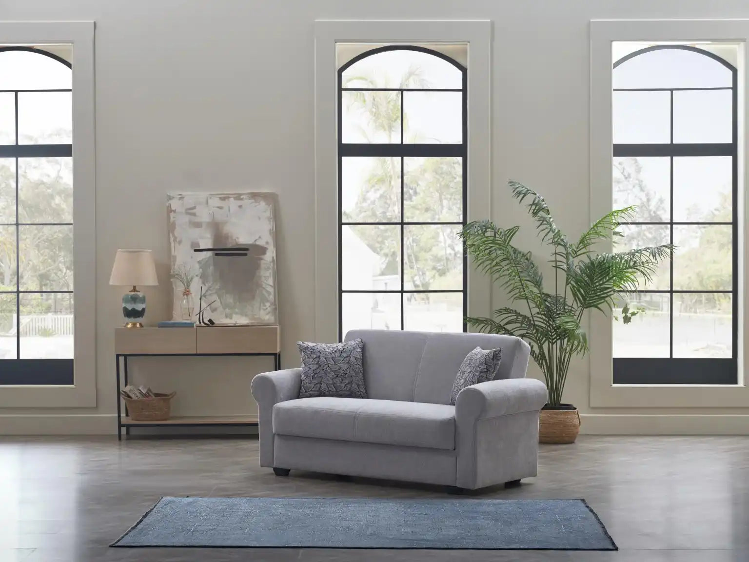 Elita S Sleeper Sofa Bed – 92" Wide with Storage | Modern Convertible Sofa for Living Room - Best Buy Furniture