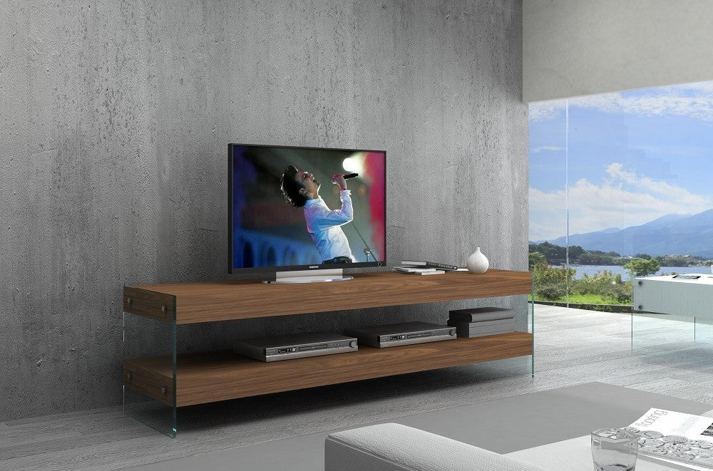 Elm TV Base in Walnut J&M