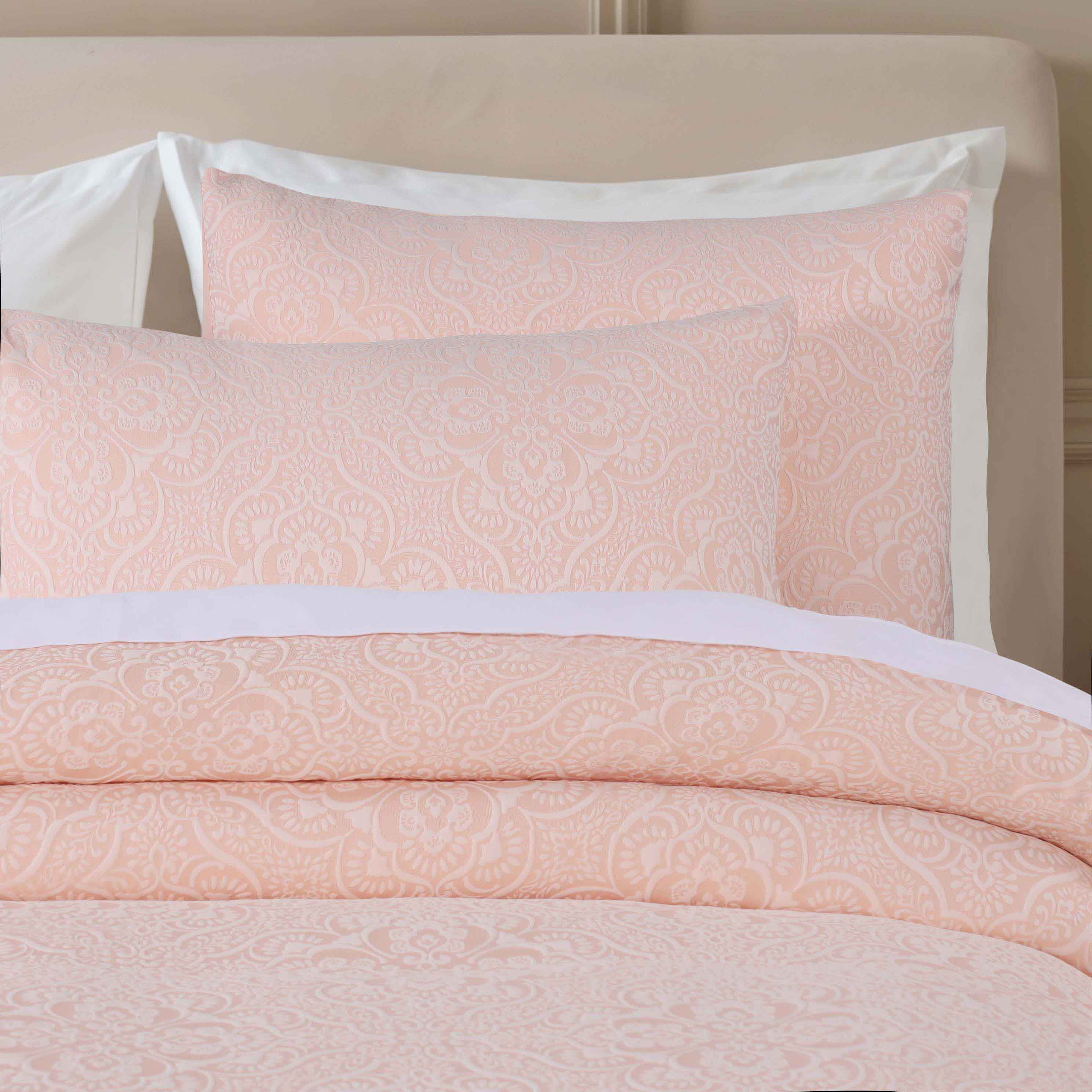 Enzy Medium Weight Floral Matelasse 3 Piece Bedspread Pillow Sham Set - Bedspread by Superior Brand