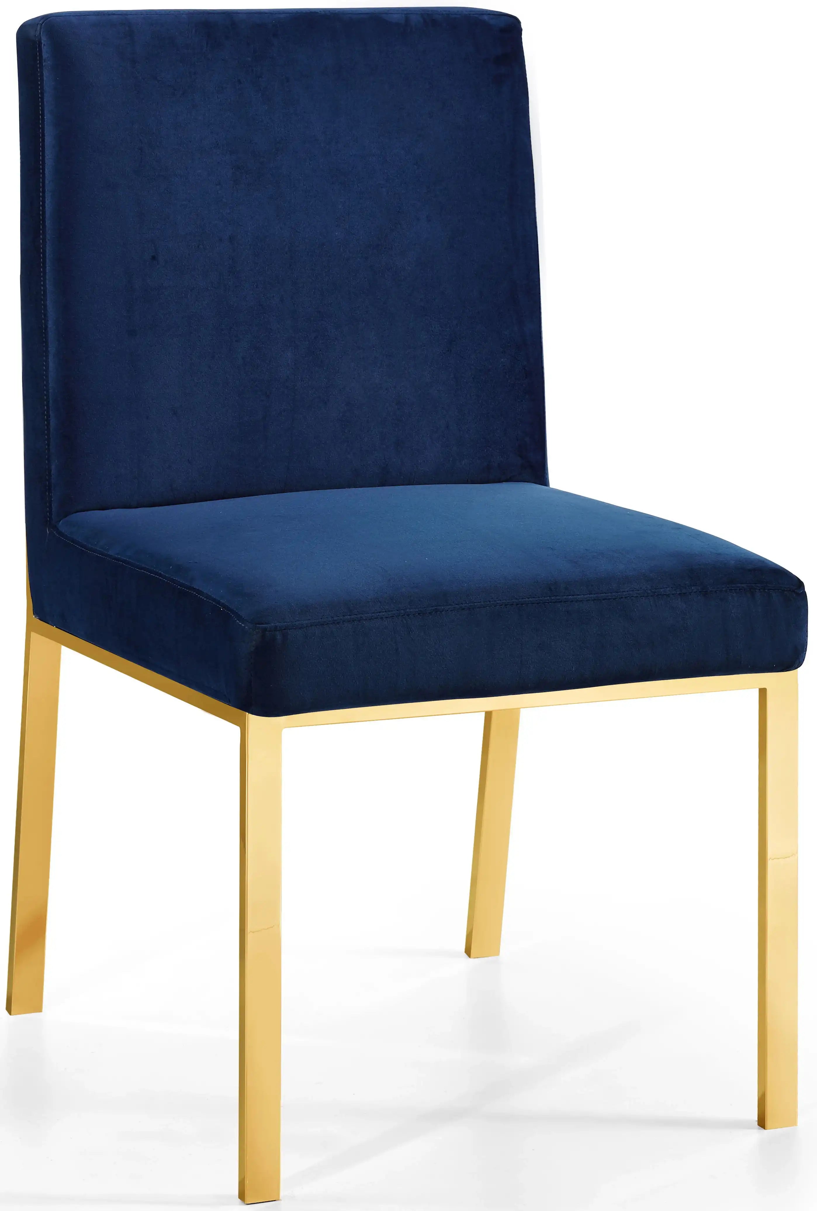 Opal - Dining Chair with Gold Legs (Set of 2) - Best Buy Furniture